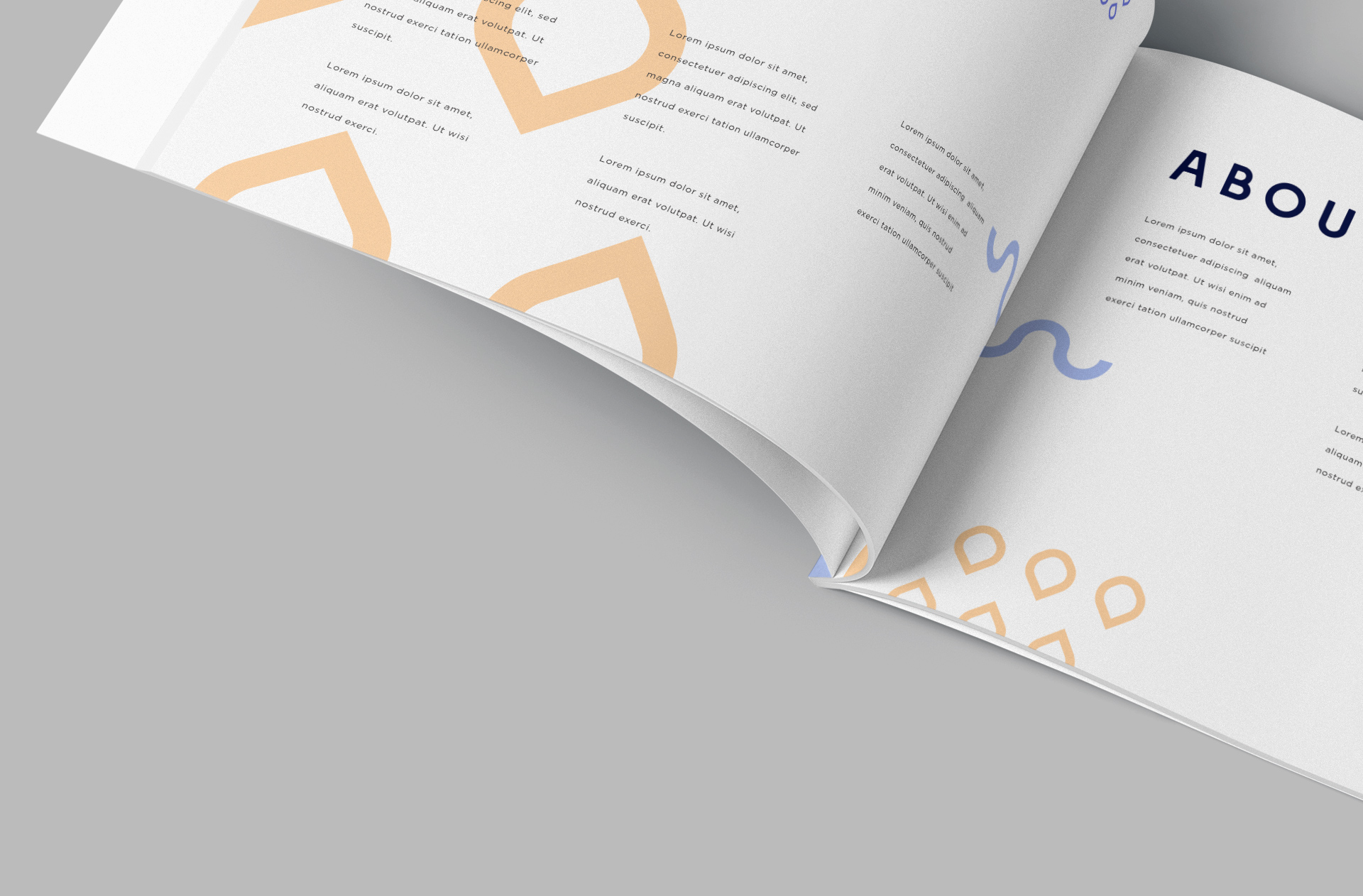 A4 magazine template