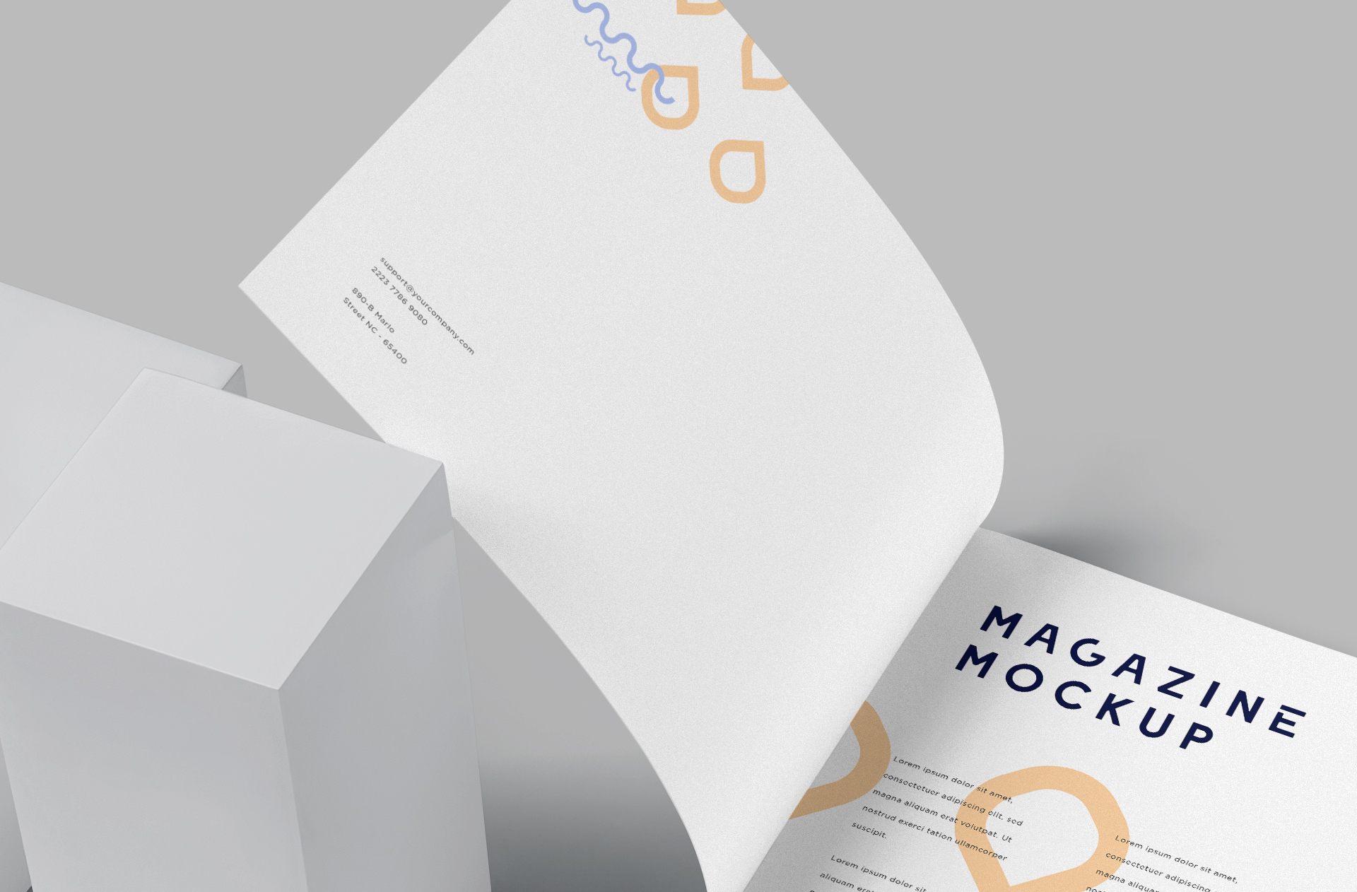 A4 magazine mockup