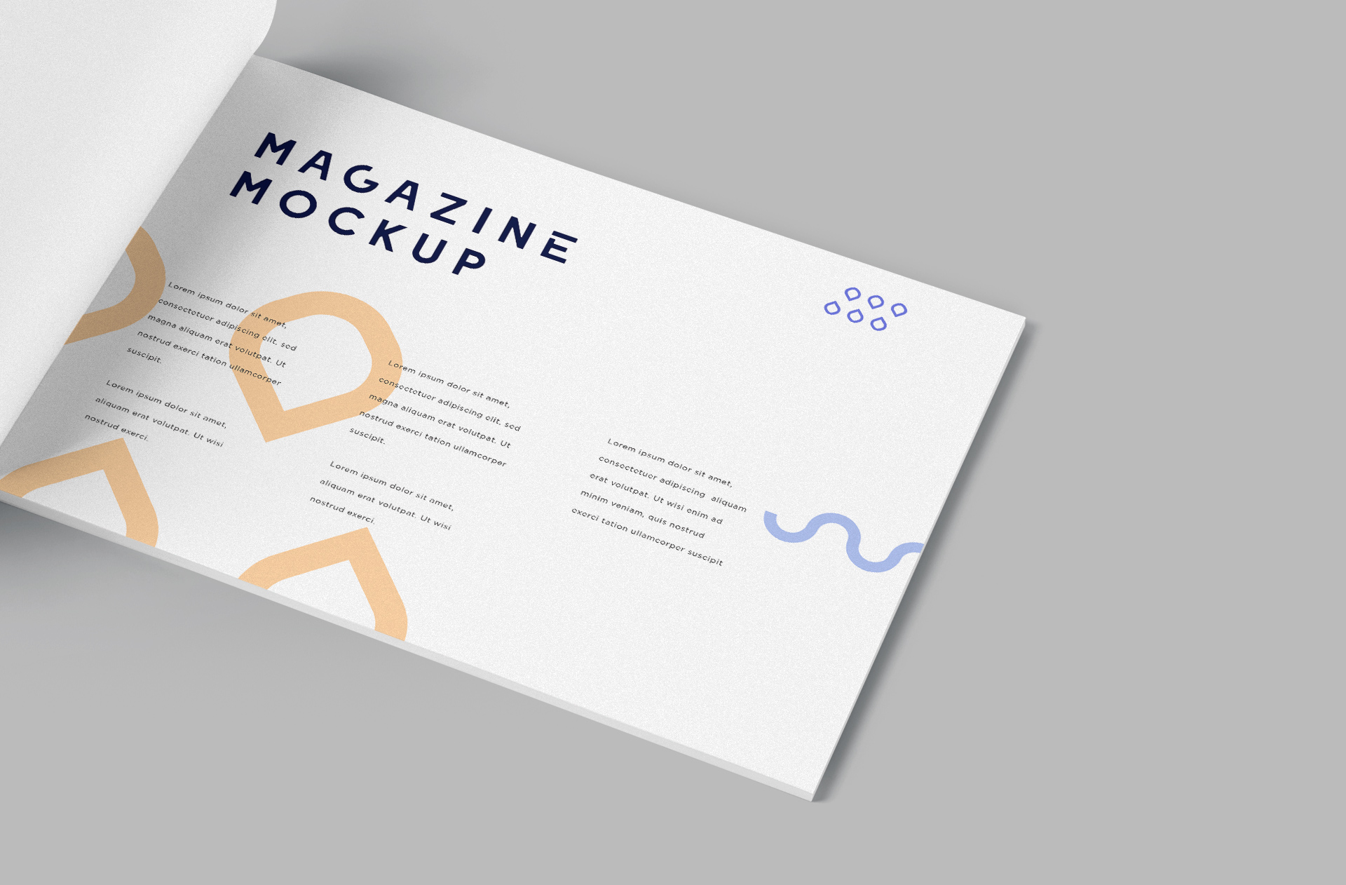A4 magazine mockup