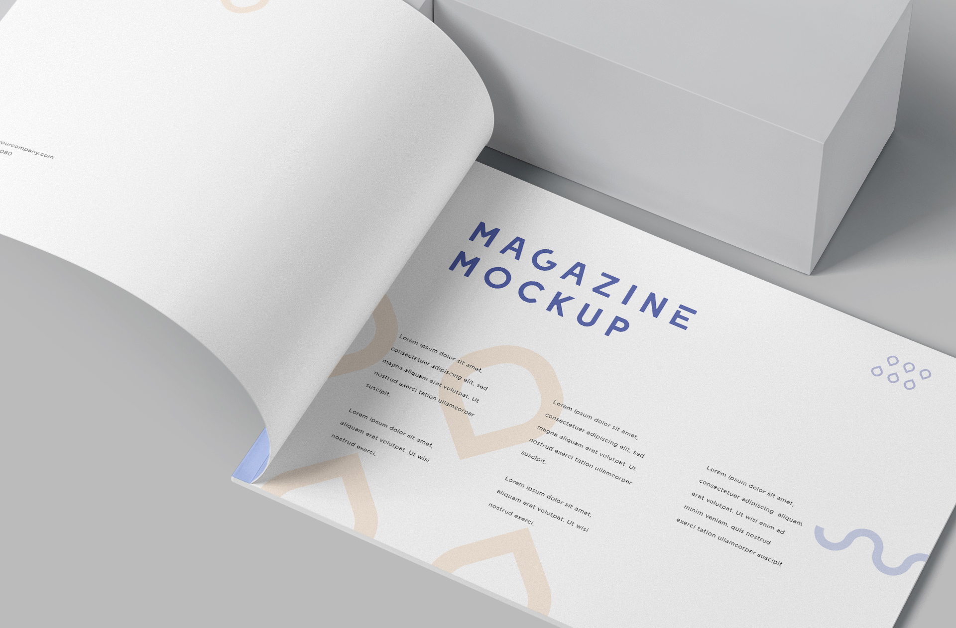 A4 magazine mockup