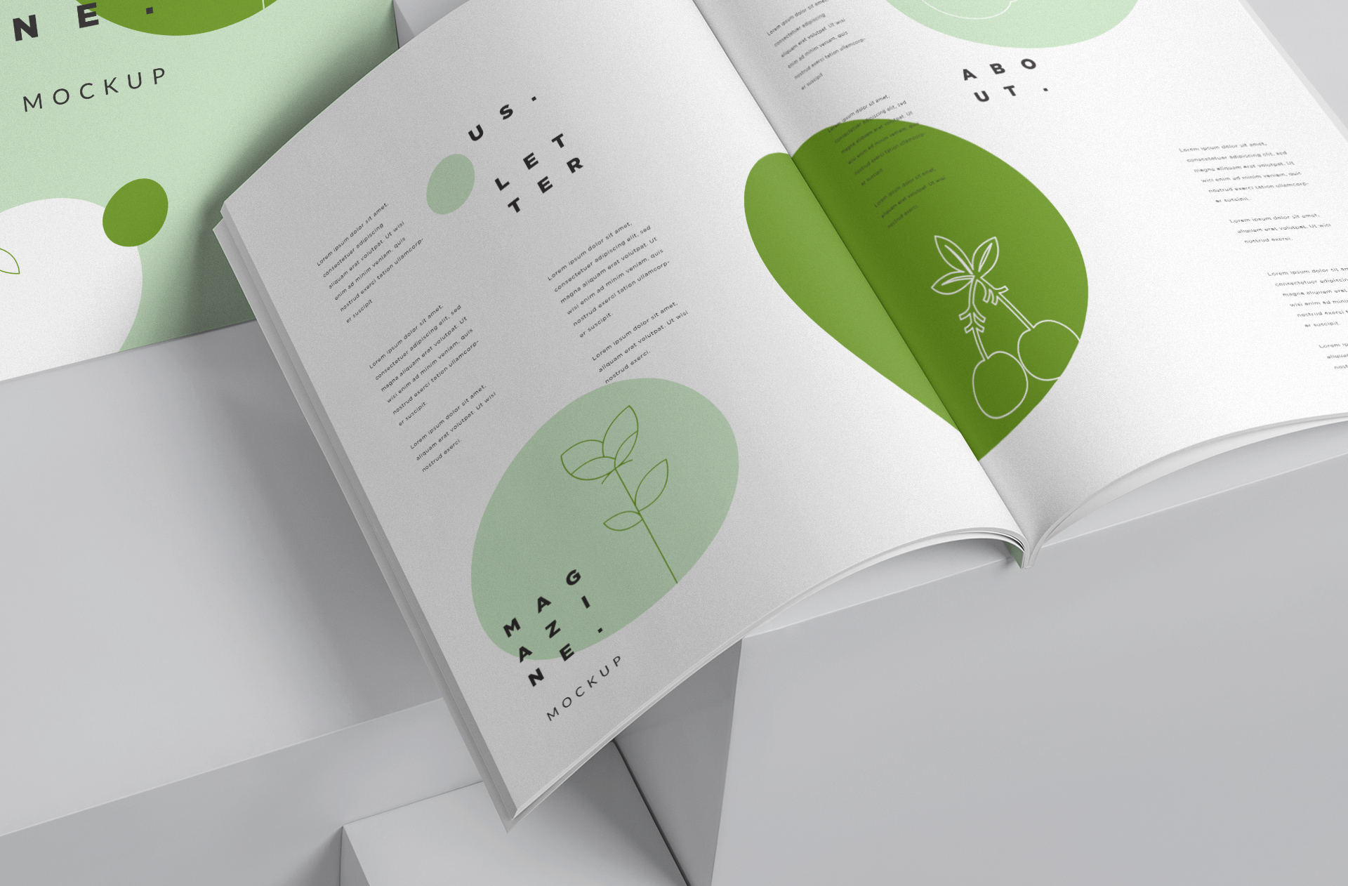 book design mock-up
