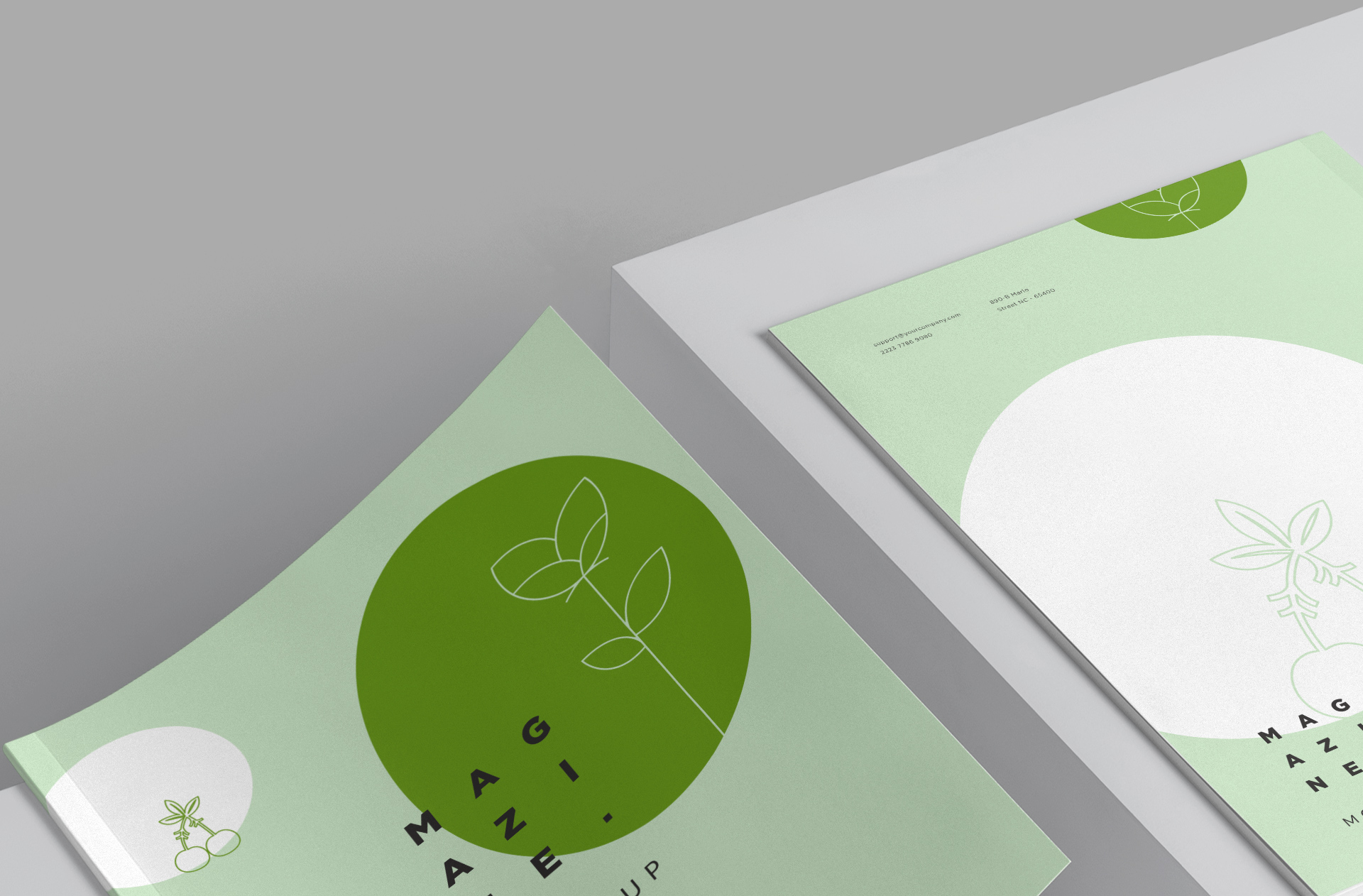 A4 magazine template