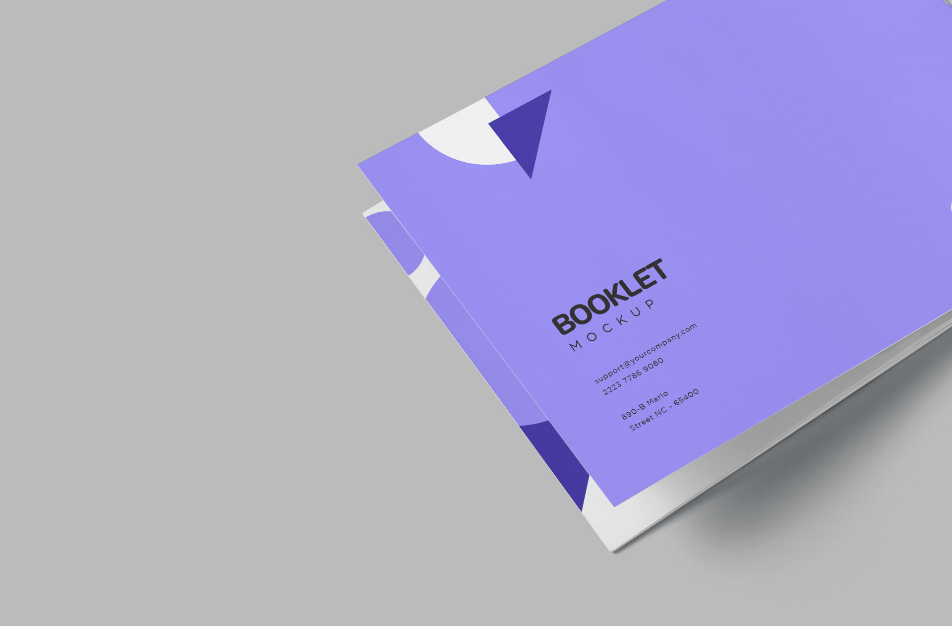 advertising booklet mock-up