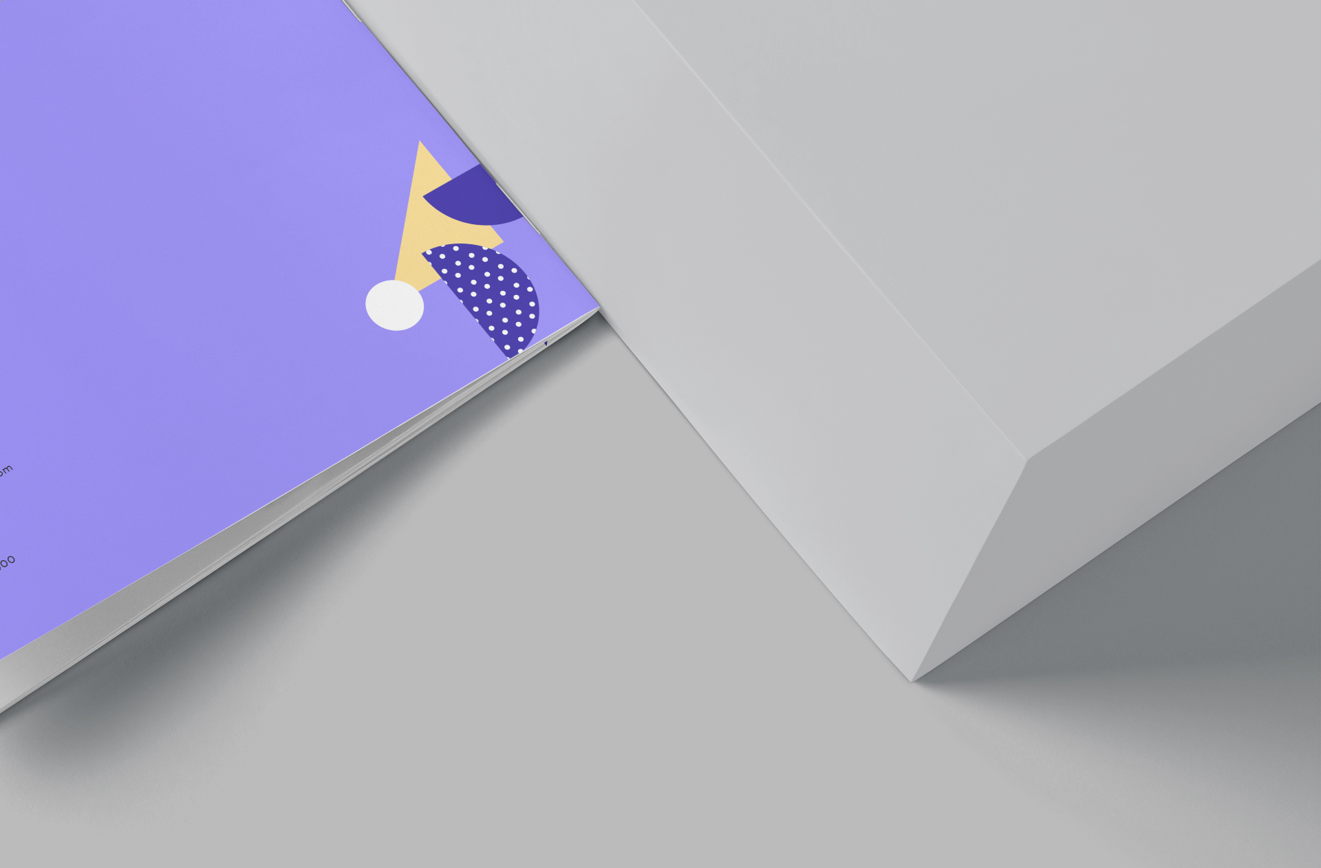 advertising booklet mock-up