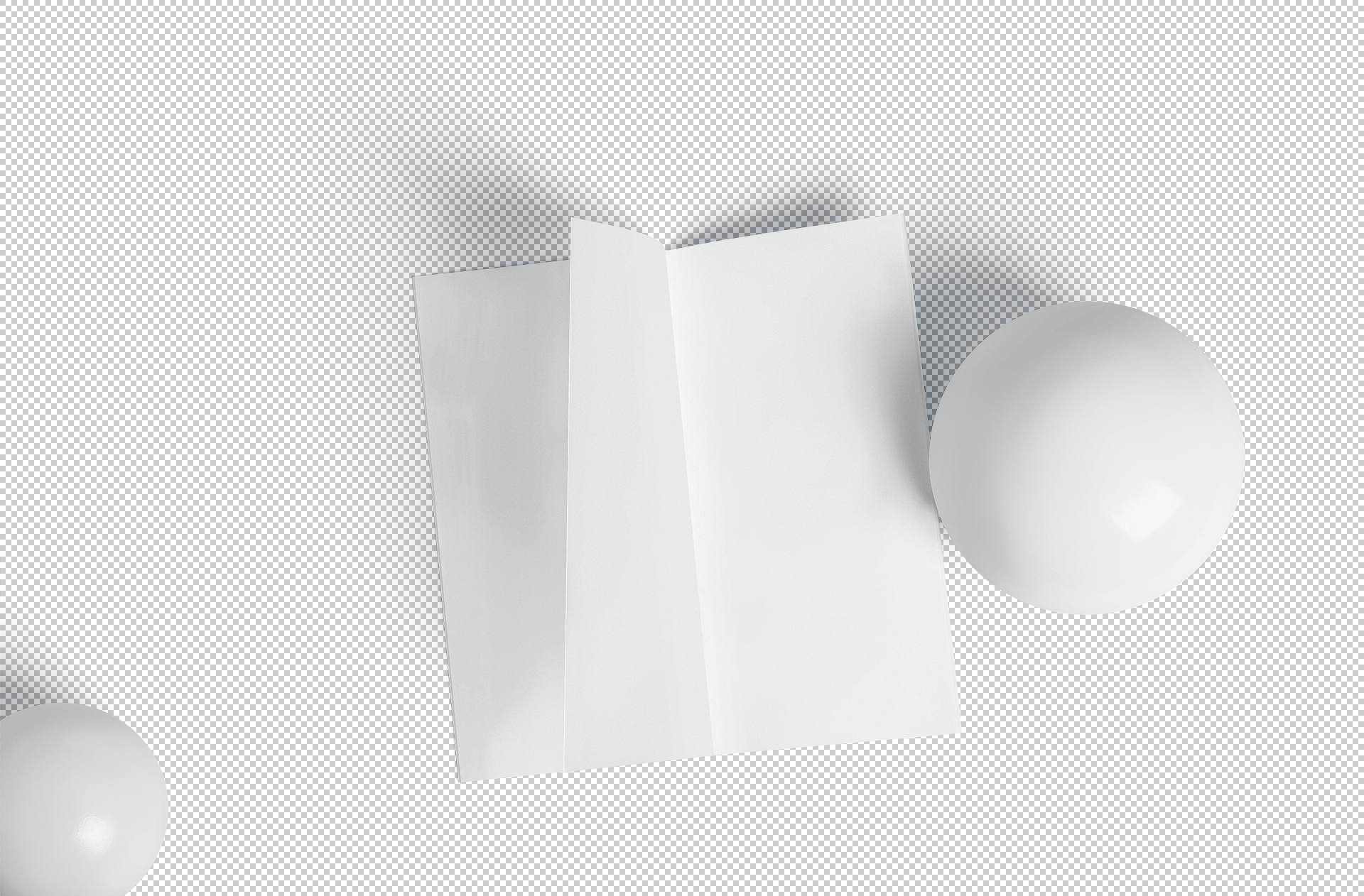 advertising layout mock-up