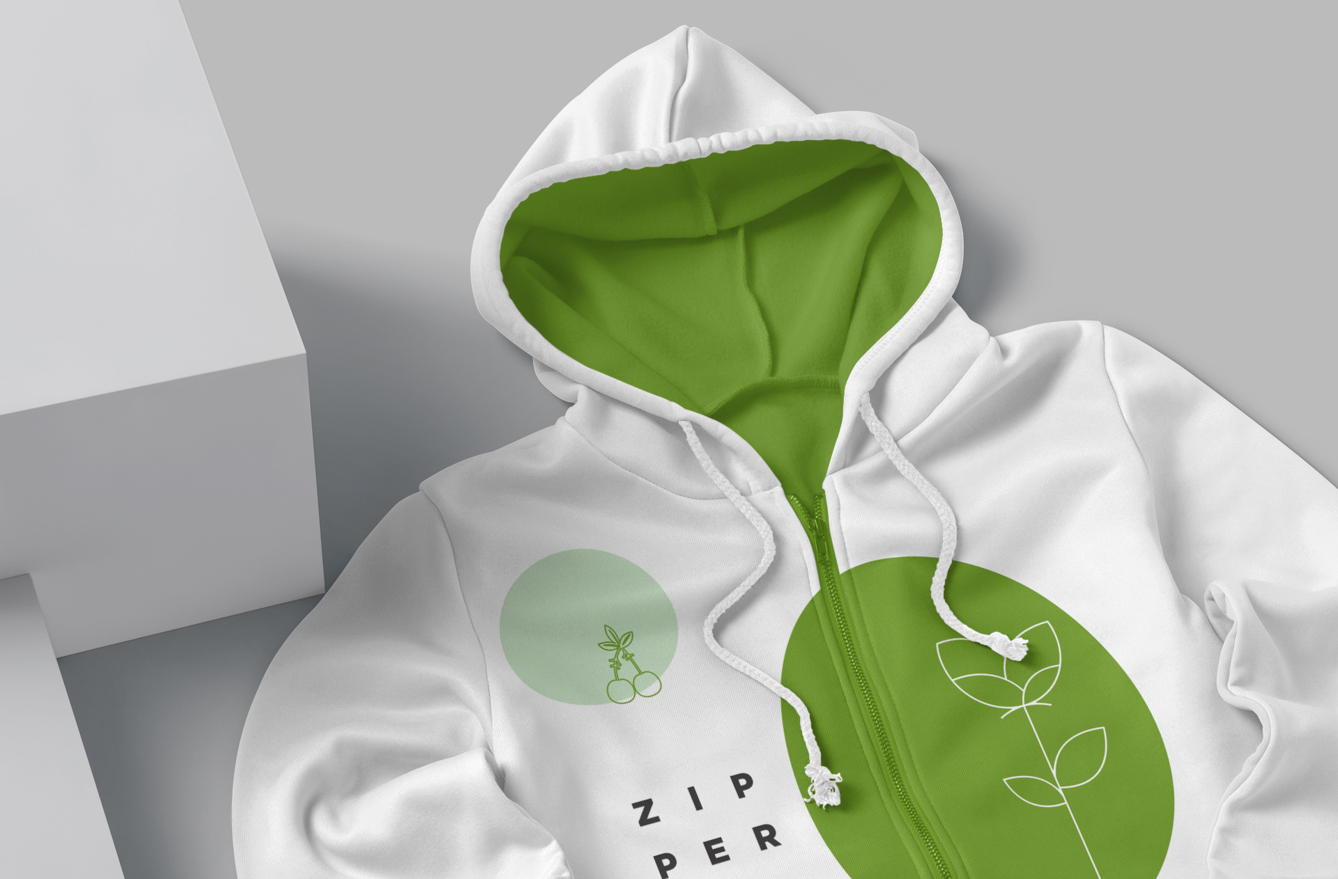 casual wear hoodie mock-up