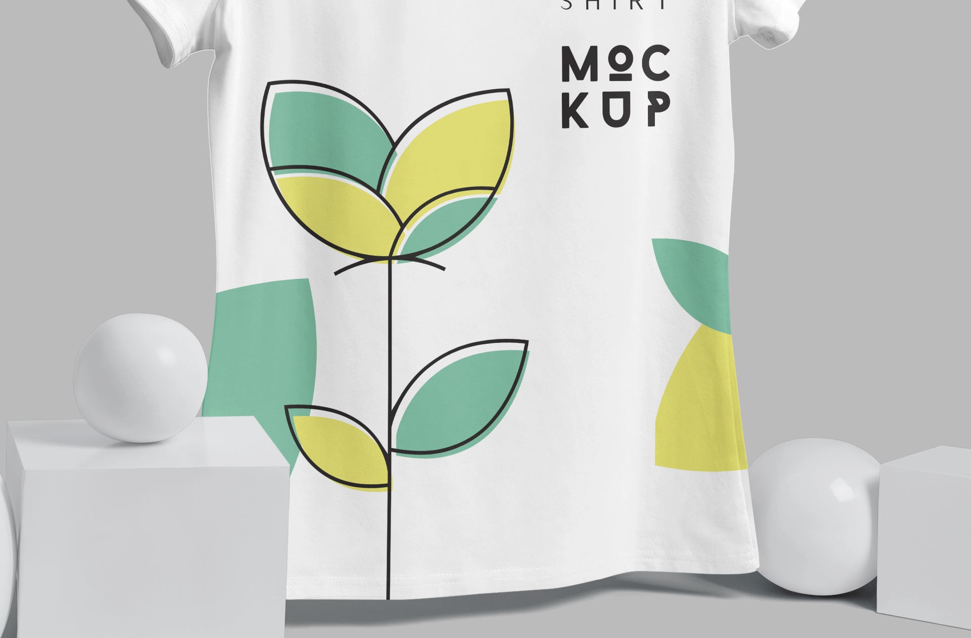 casual outfit mock-up