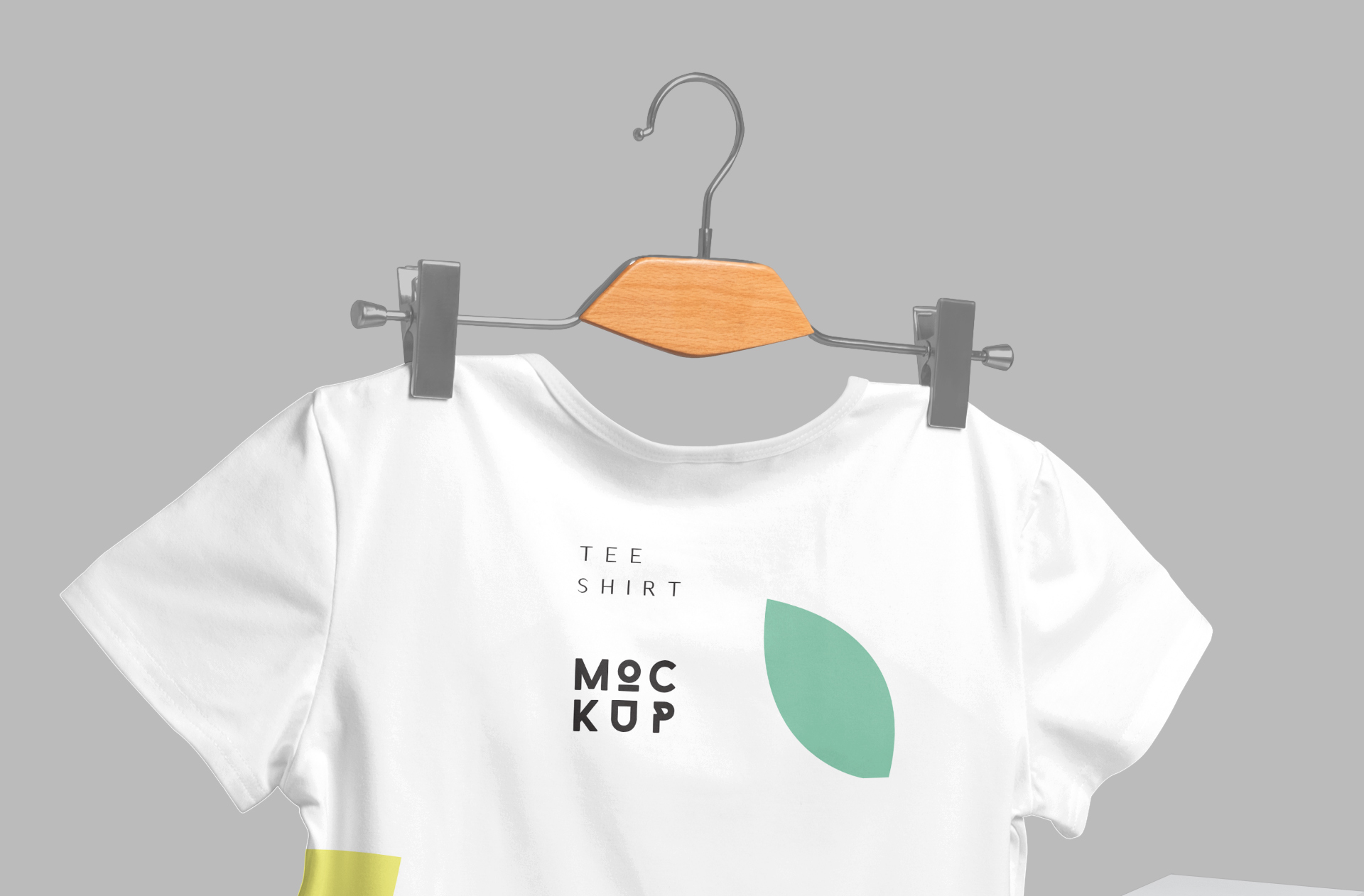 casual fashion t-shirt mock-up