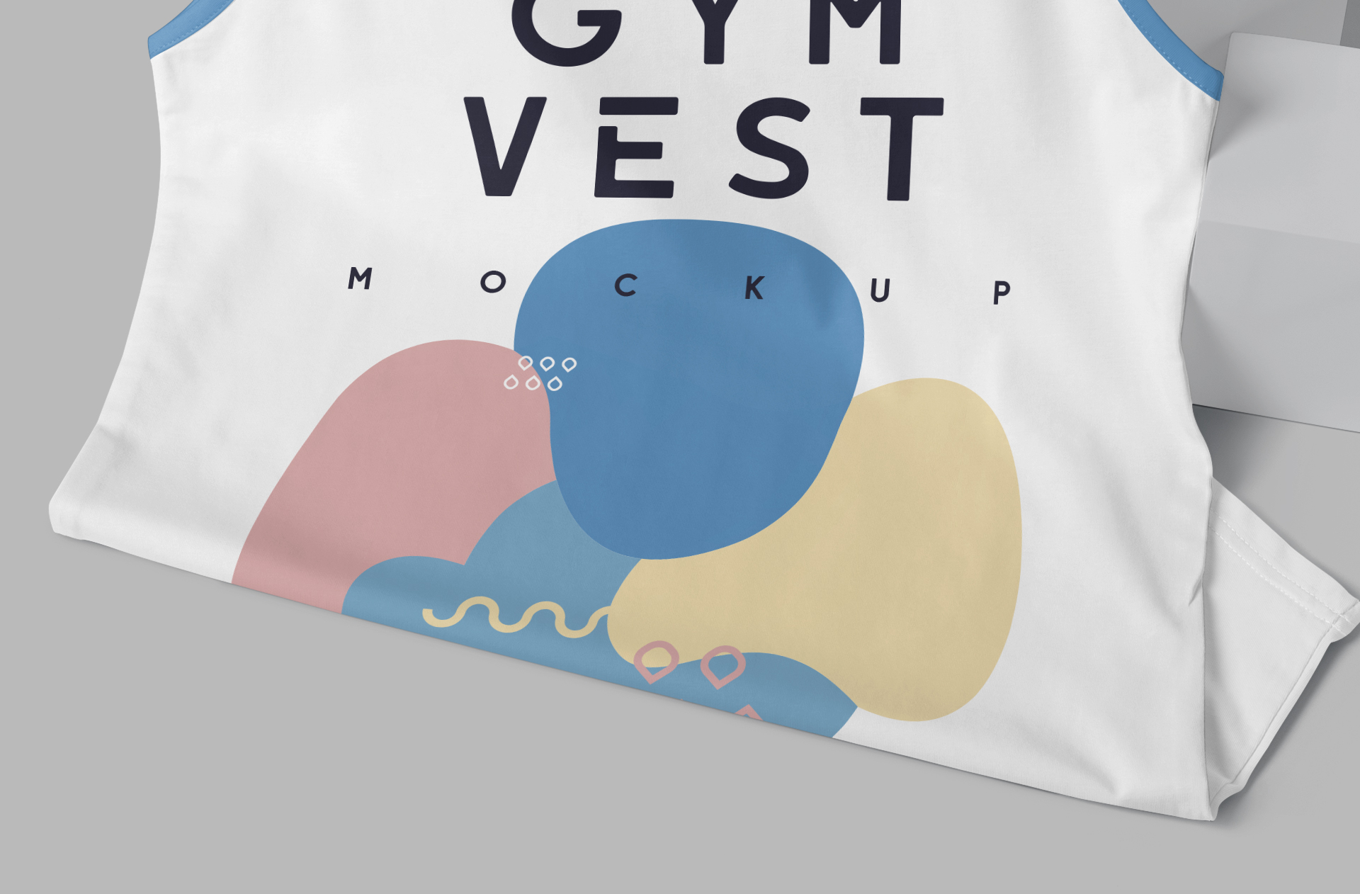 athletic vest mock-up