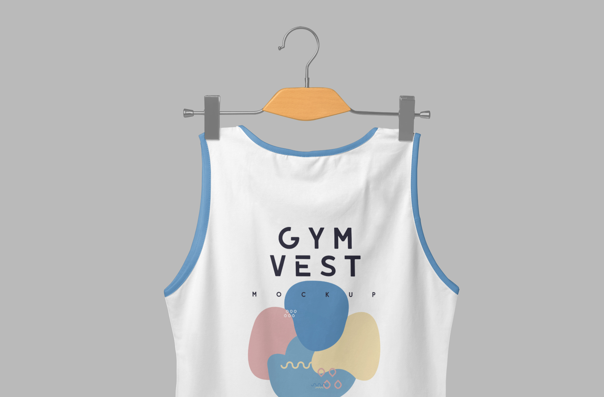 athletic vest mock-up