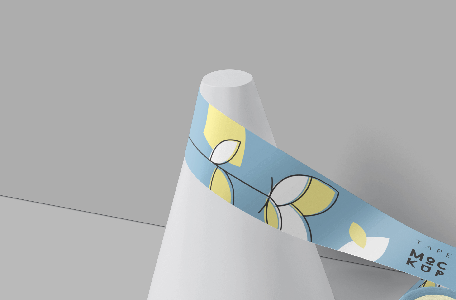 adhesive roll mock-up