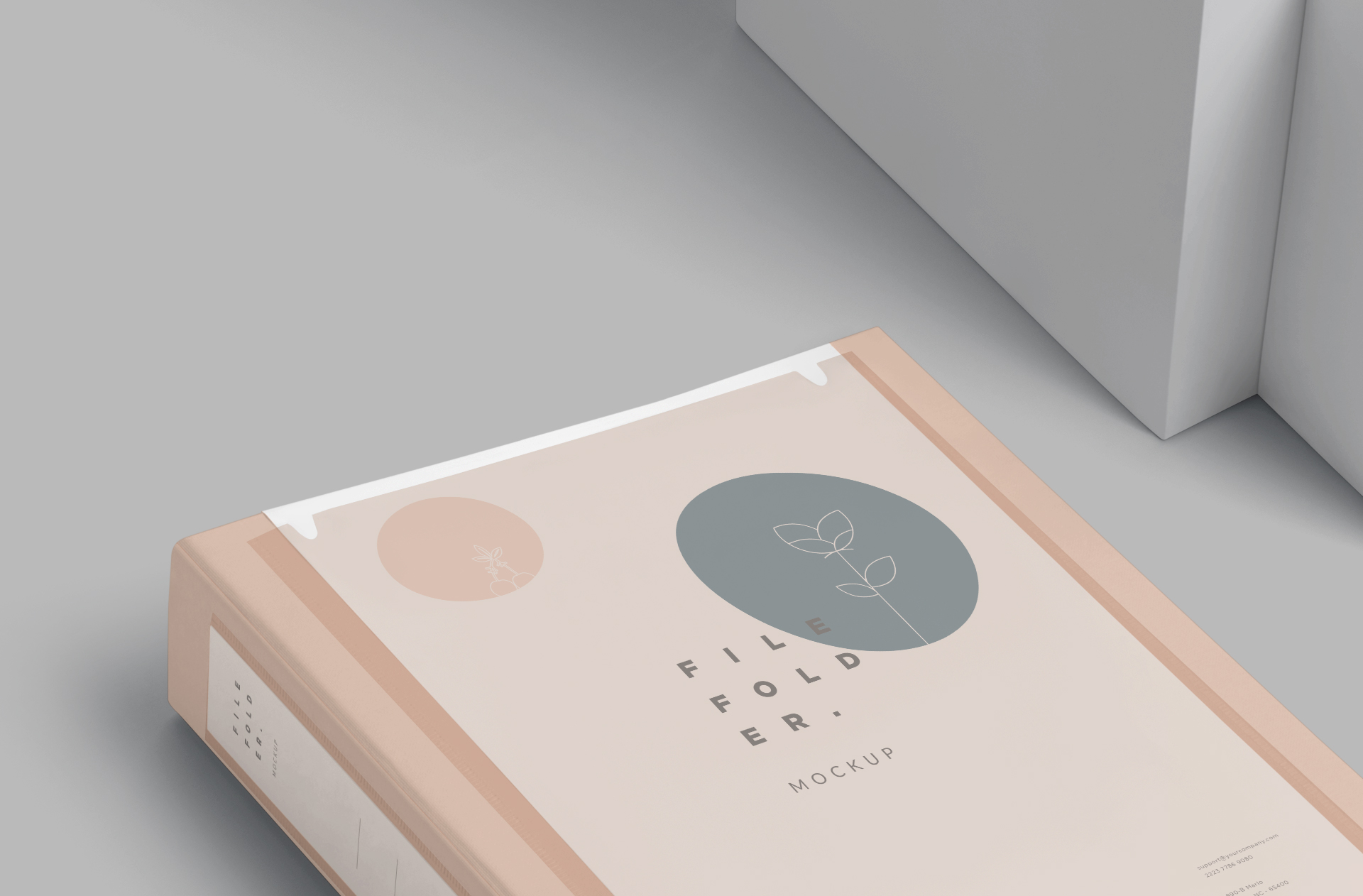 business folder mock-up