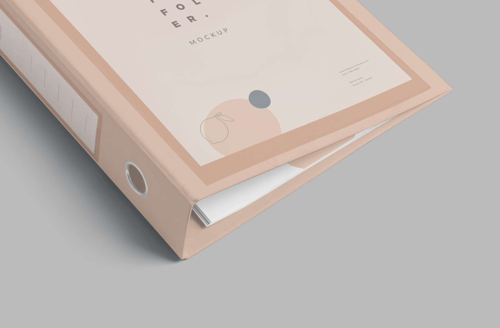business folder mock-up