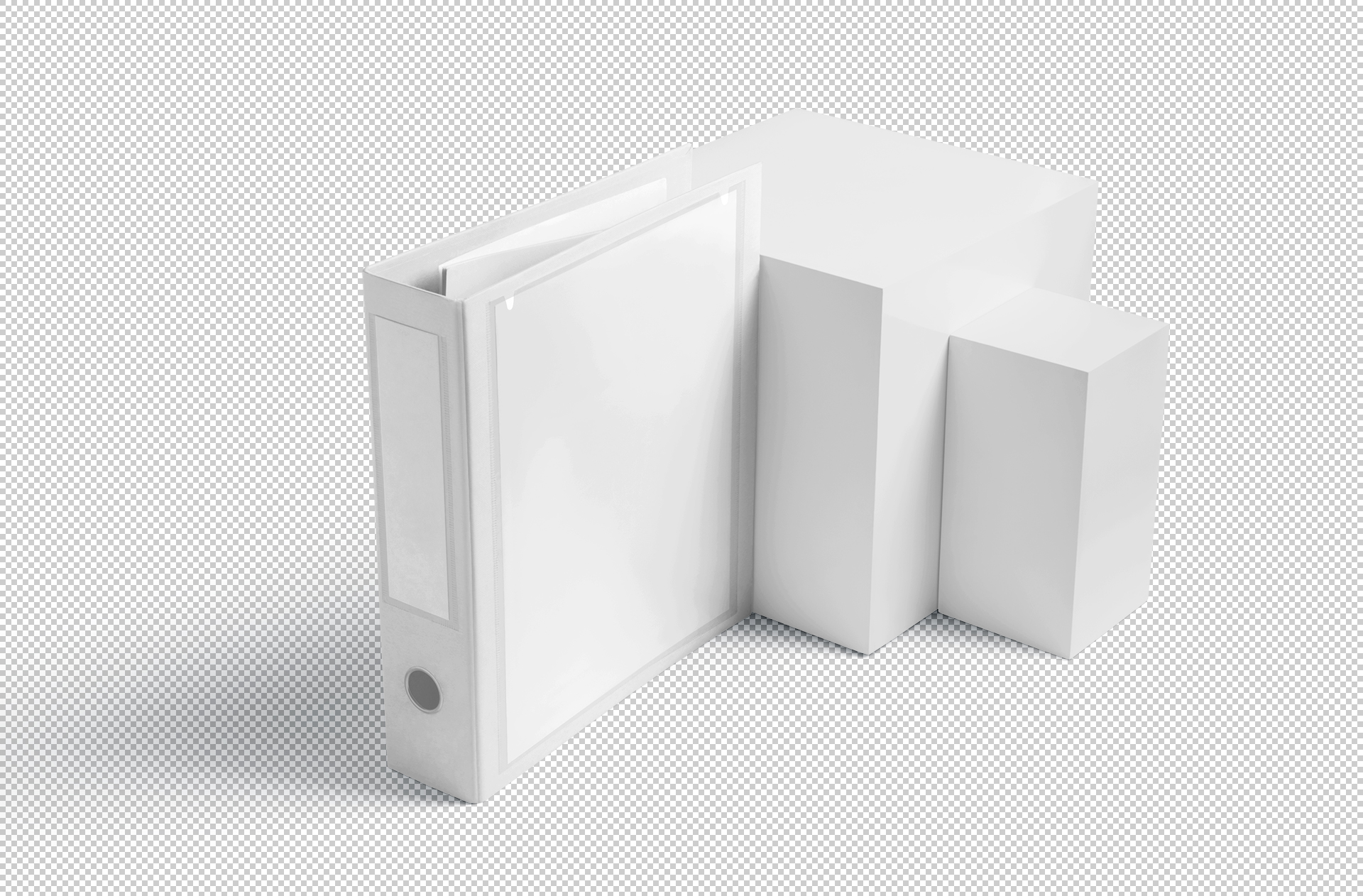 A4 file folder mock-up