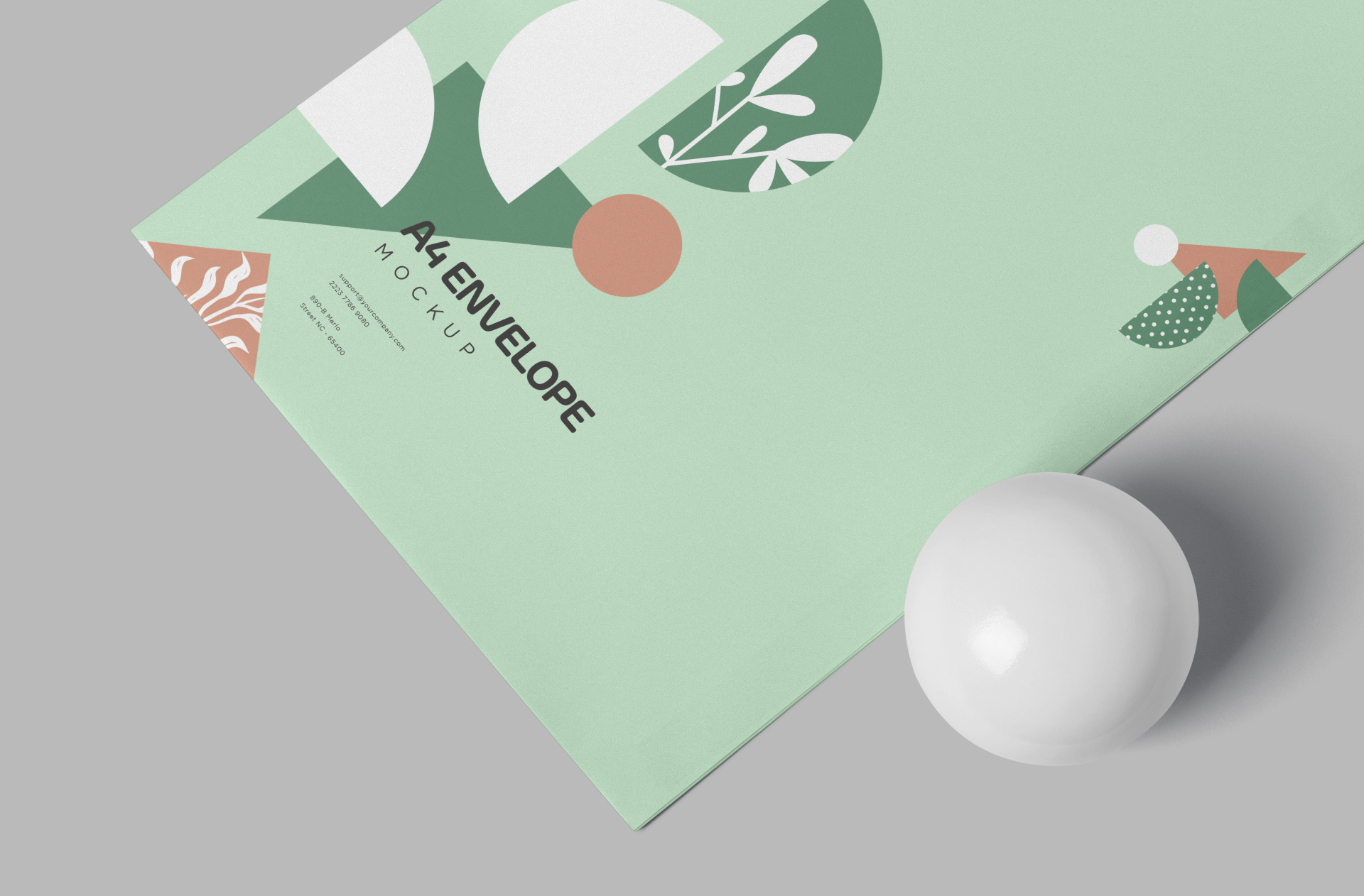 A4 envelope mock-up