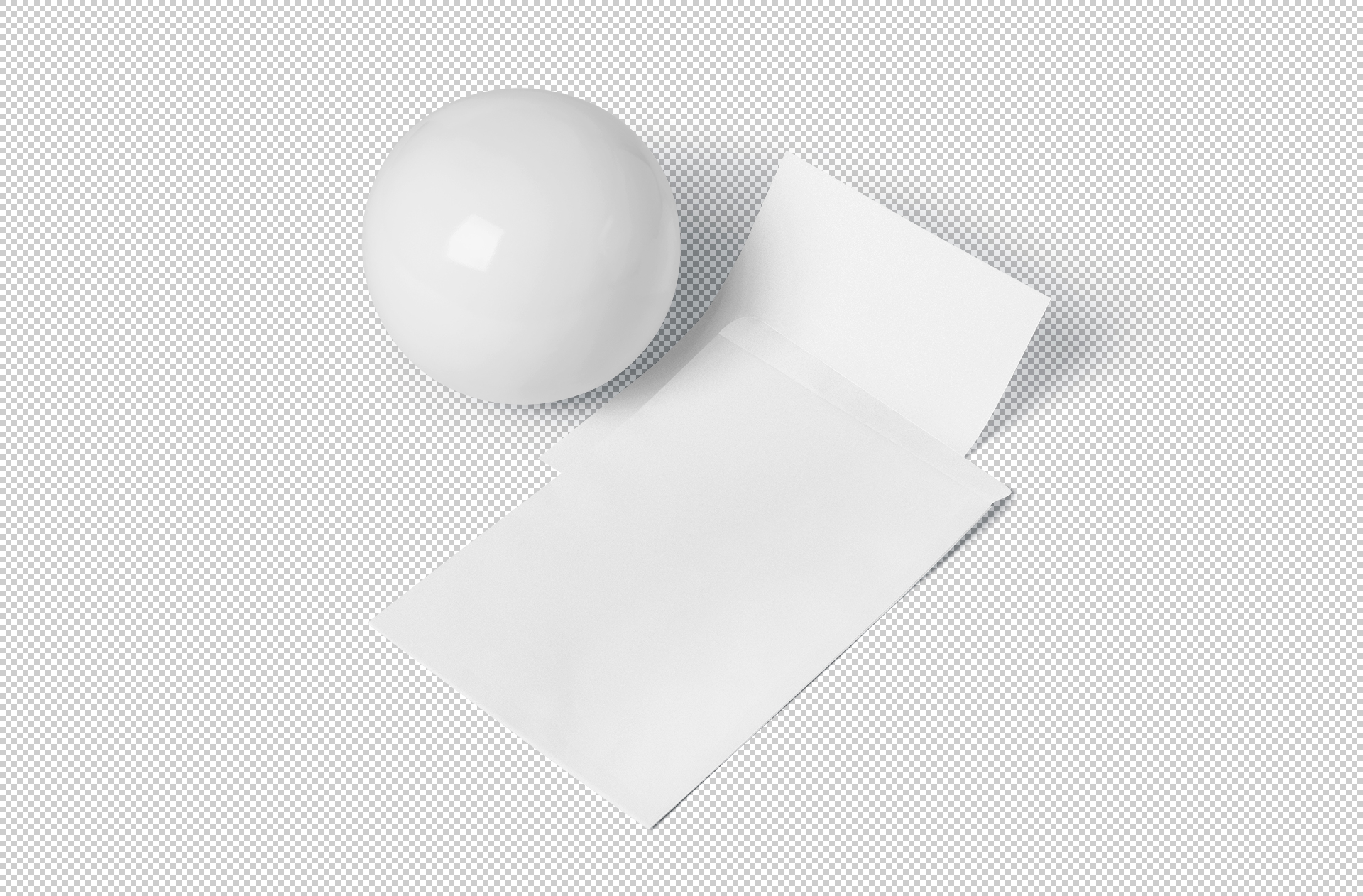 A4 paper mock-up