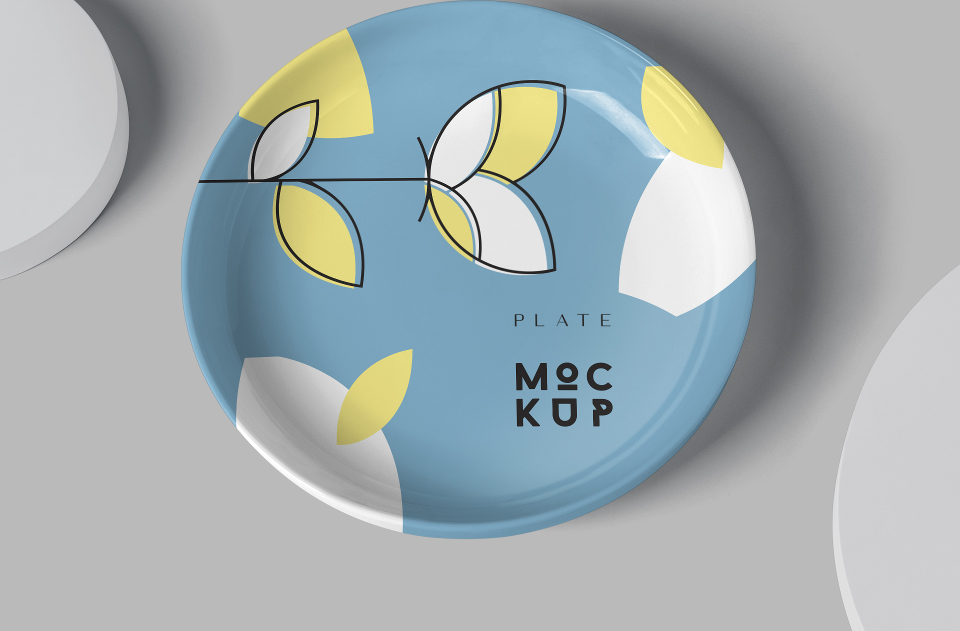ceramic dish mockup