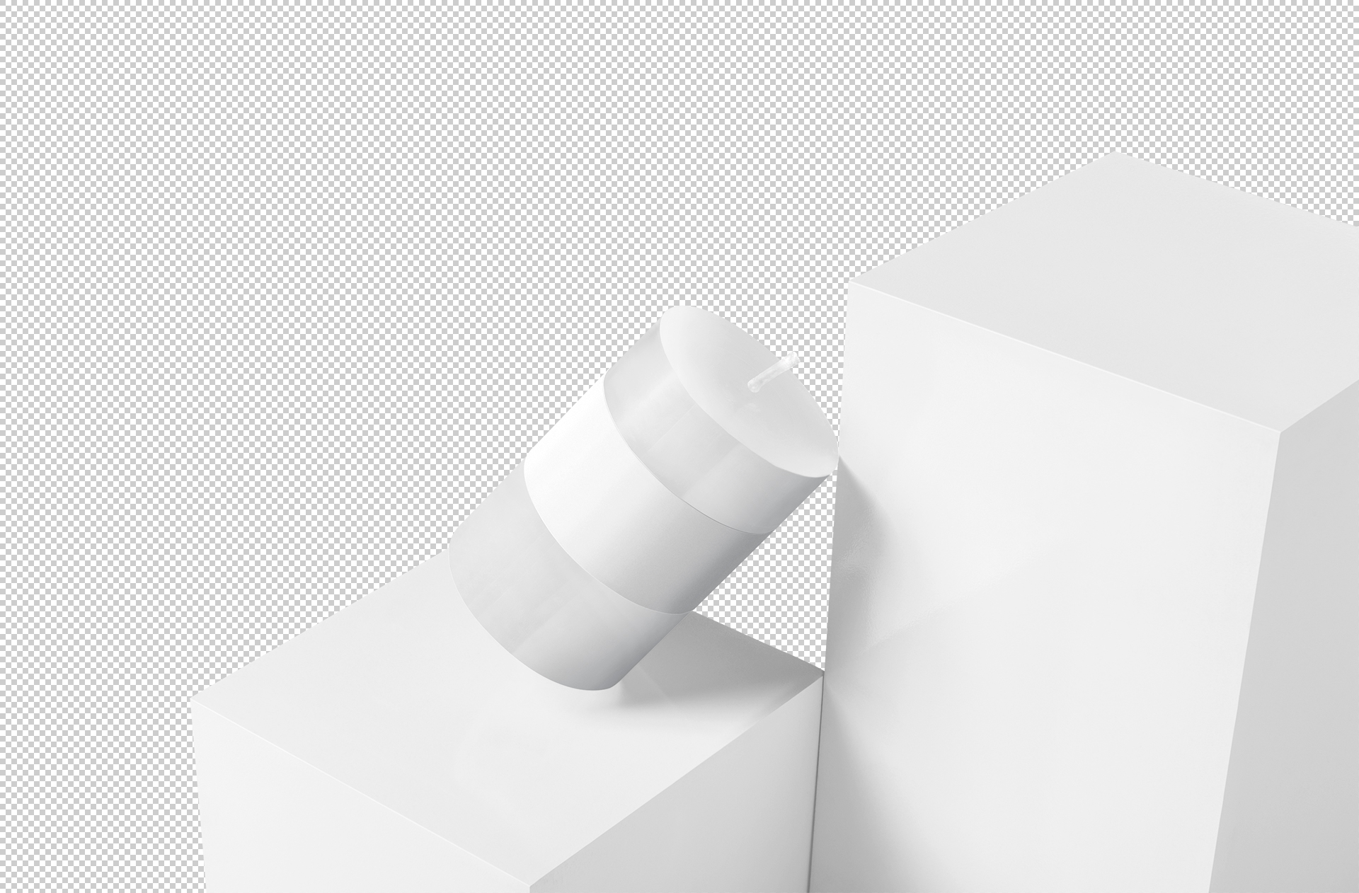 decorative candle mockup