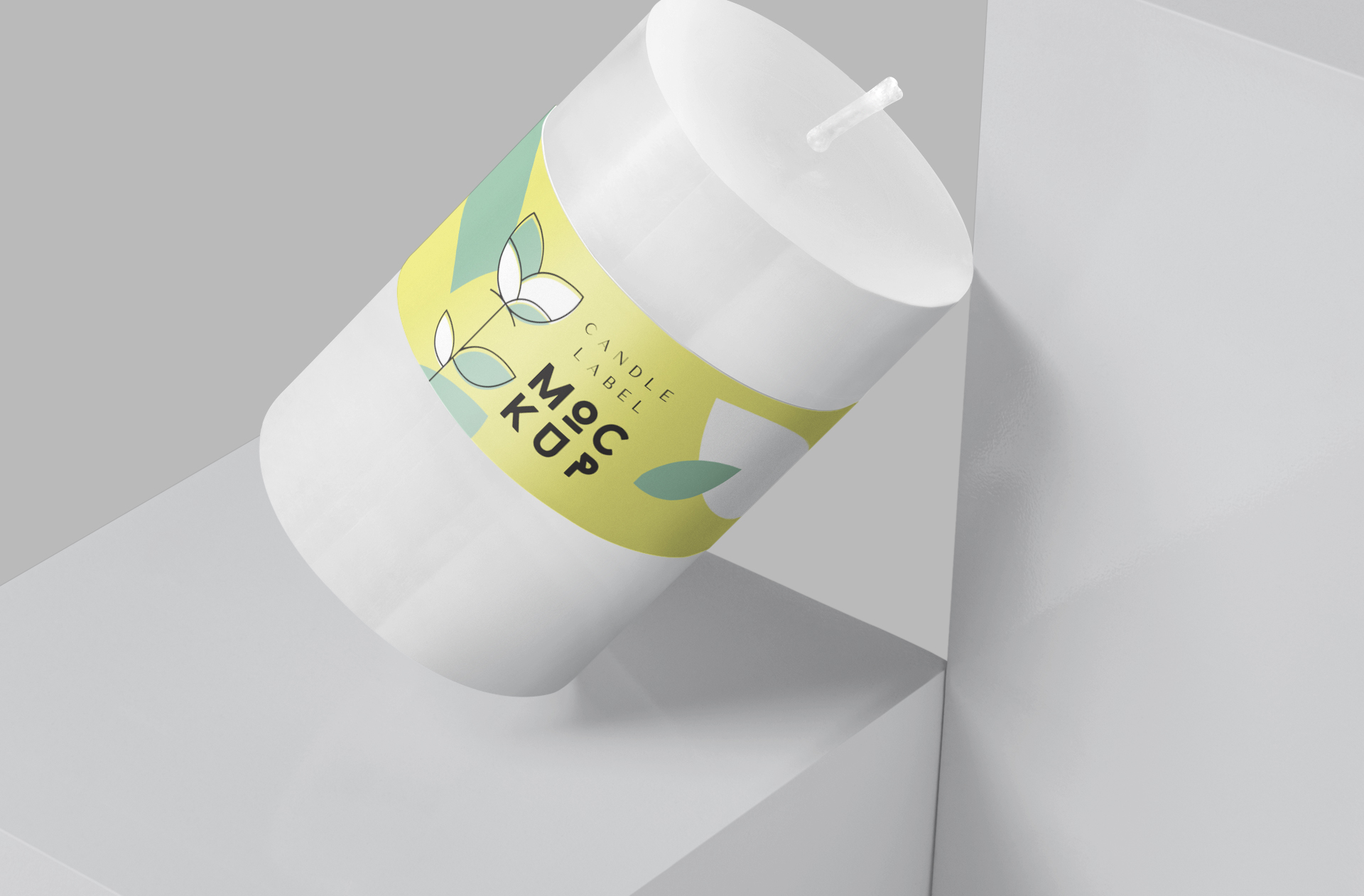 decorative candle mockup