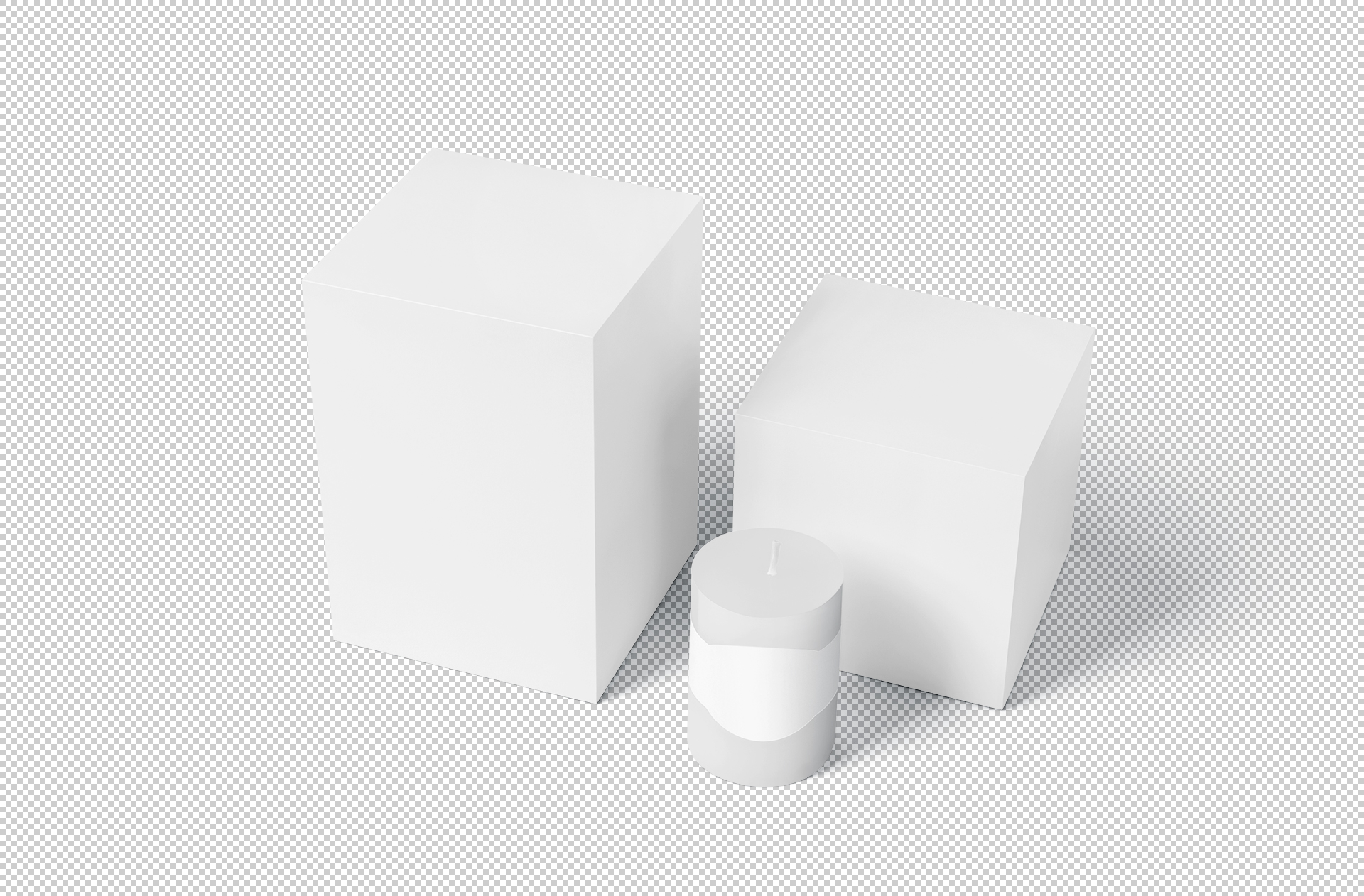 candle branding mock-up