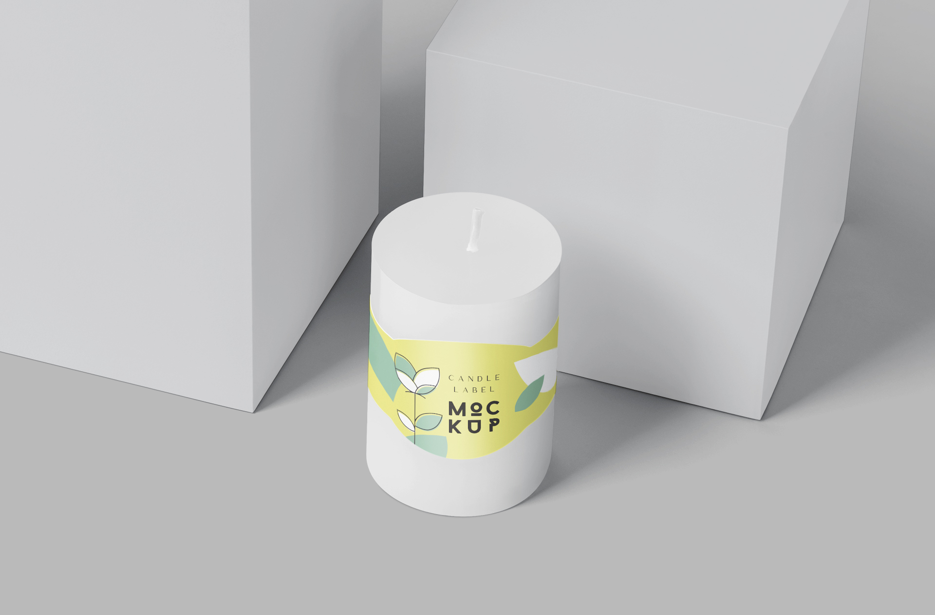 candle industry mock-up
