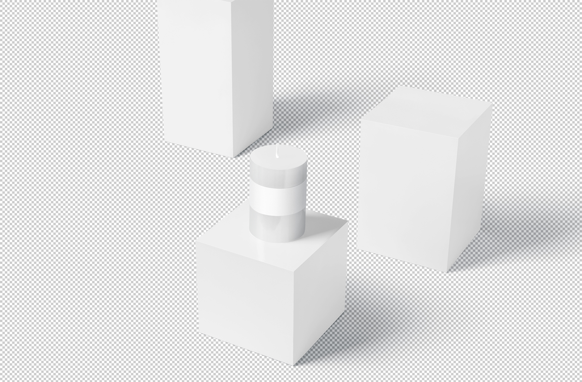 candle branding PSD