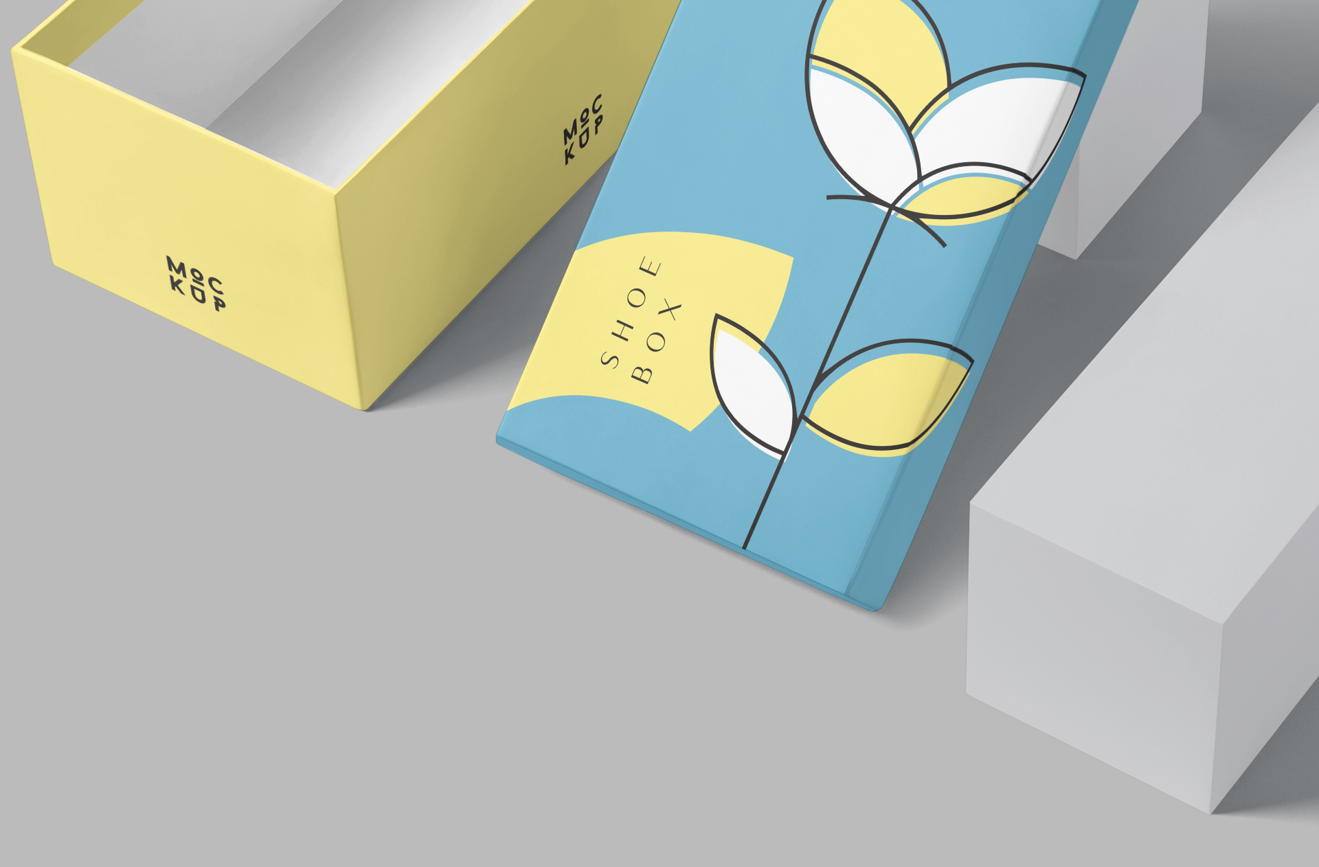box mockup PSD