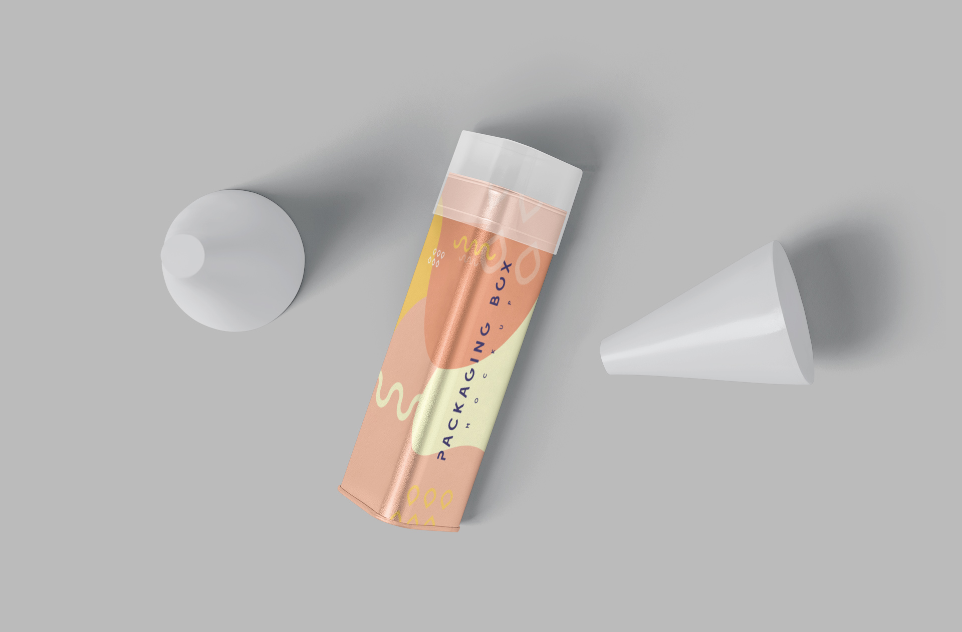 Realistic Sachet Packaging Mockup for Food Design