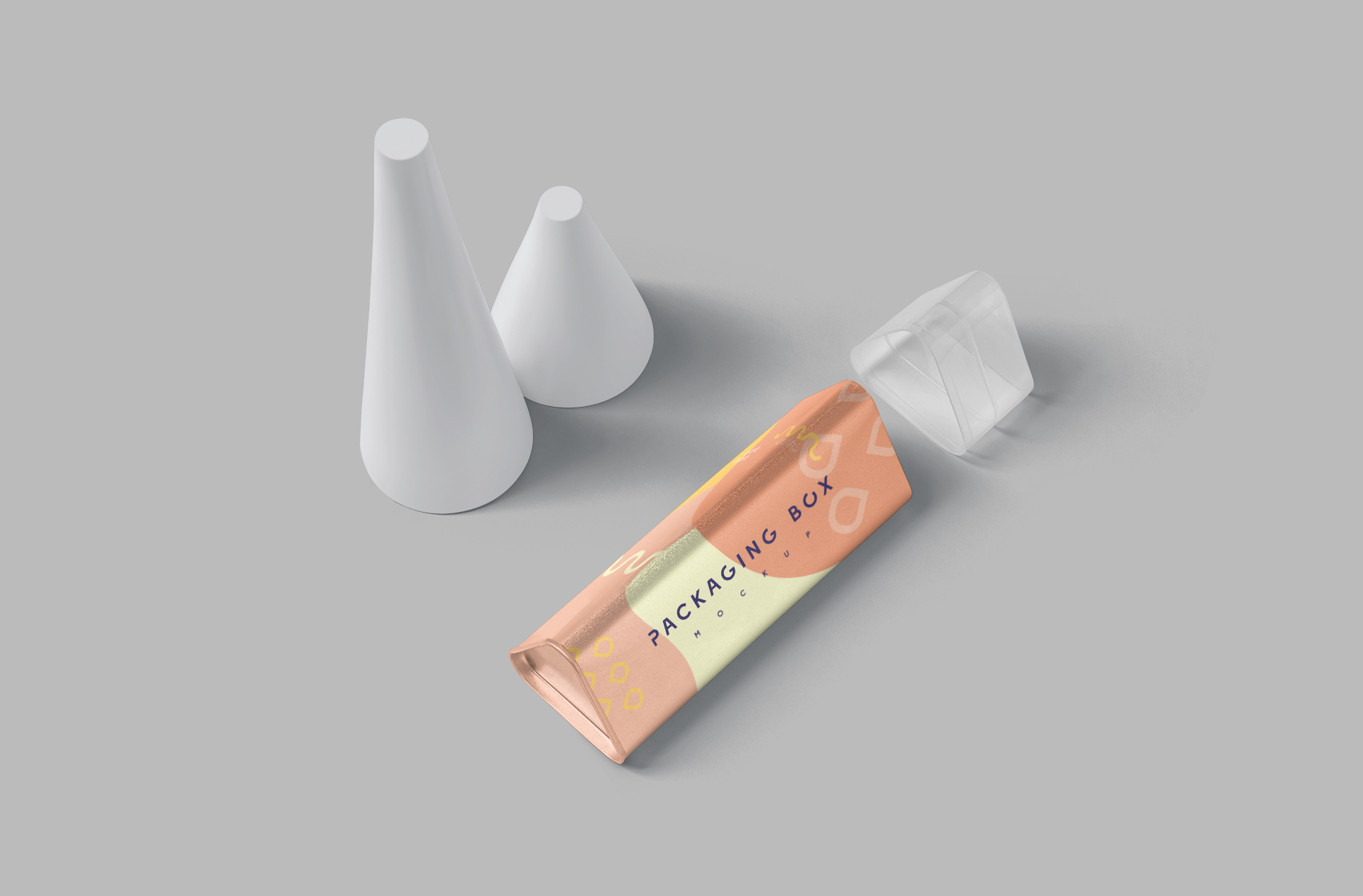 Customizable Food Sachet Mockup with Elegant Design