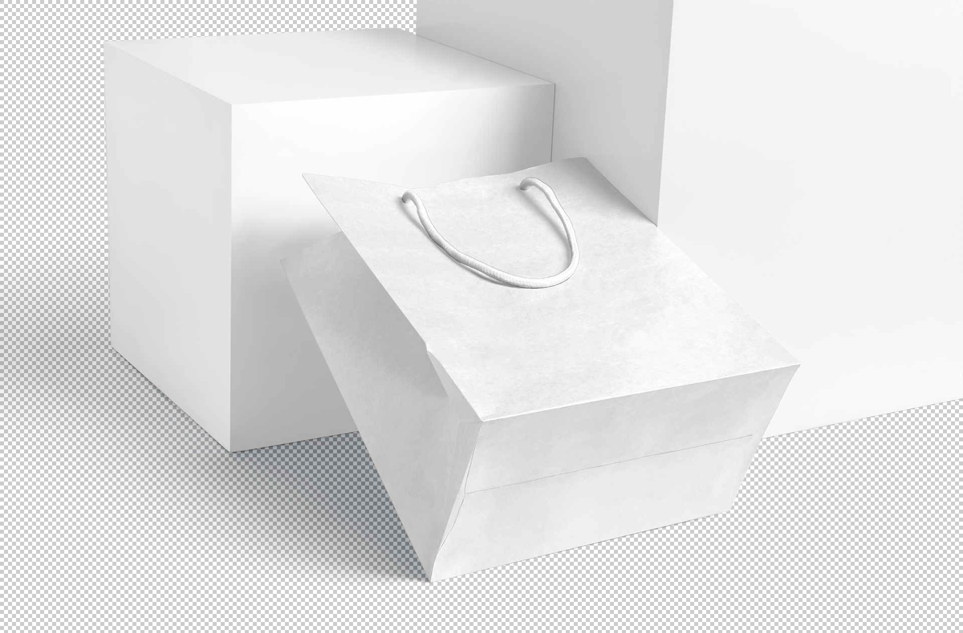 branding paper bag mock-up