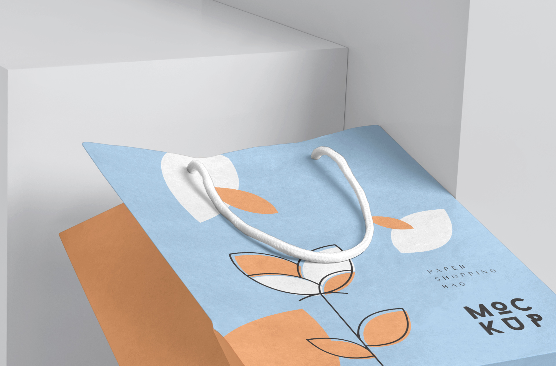 branding paper bag mock-up