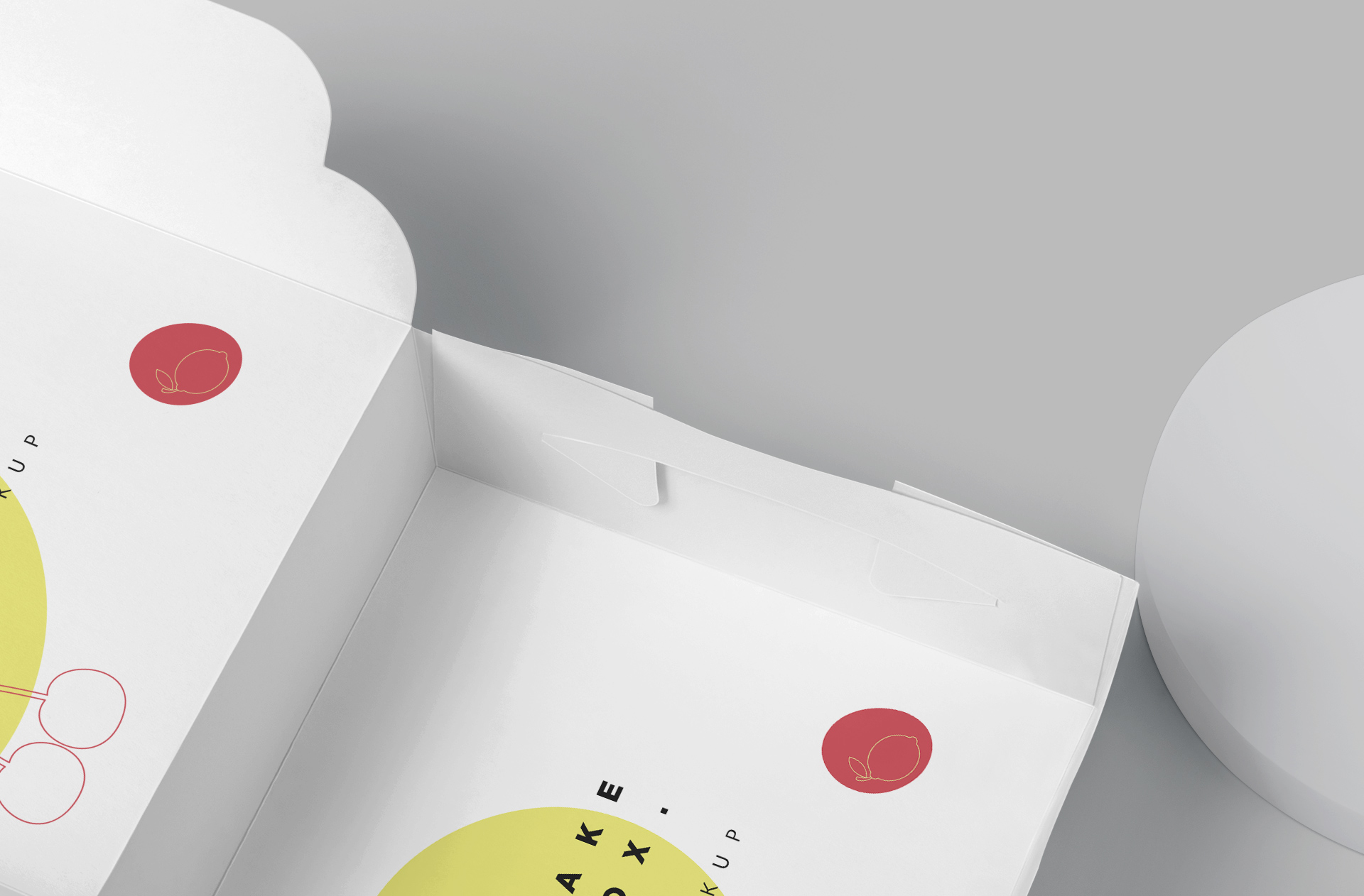 bakery box mock-up