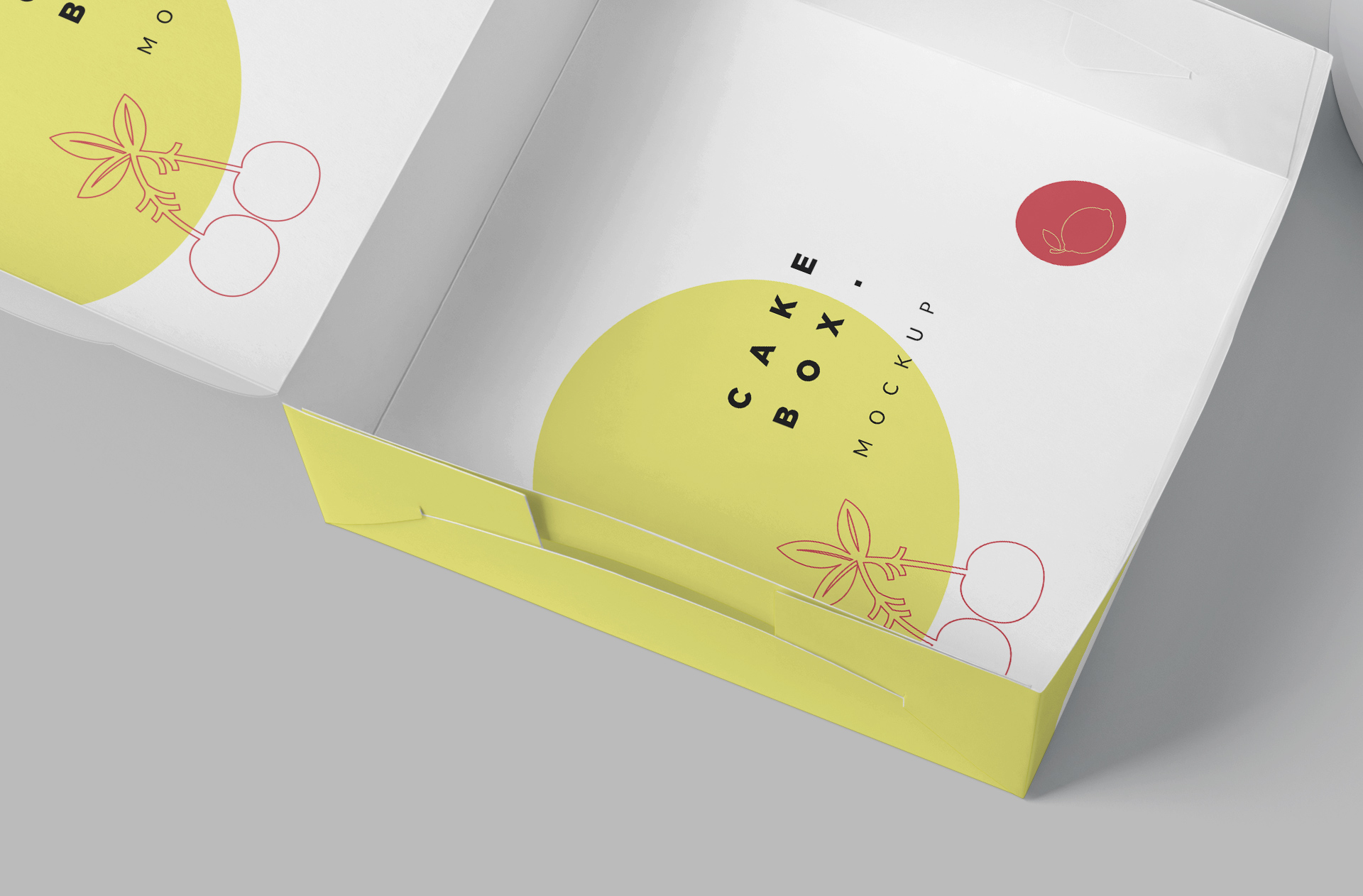 bakery box mock-up