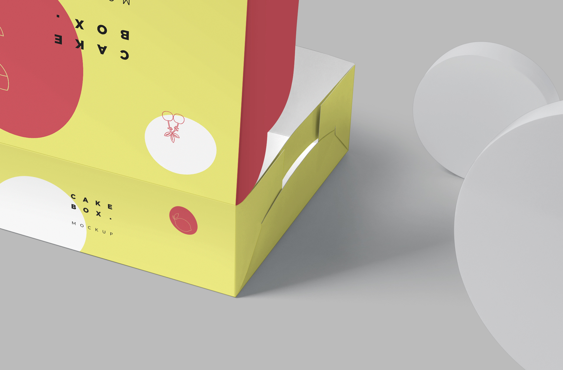 bakery box mock-up