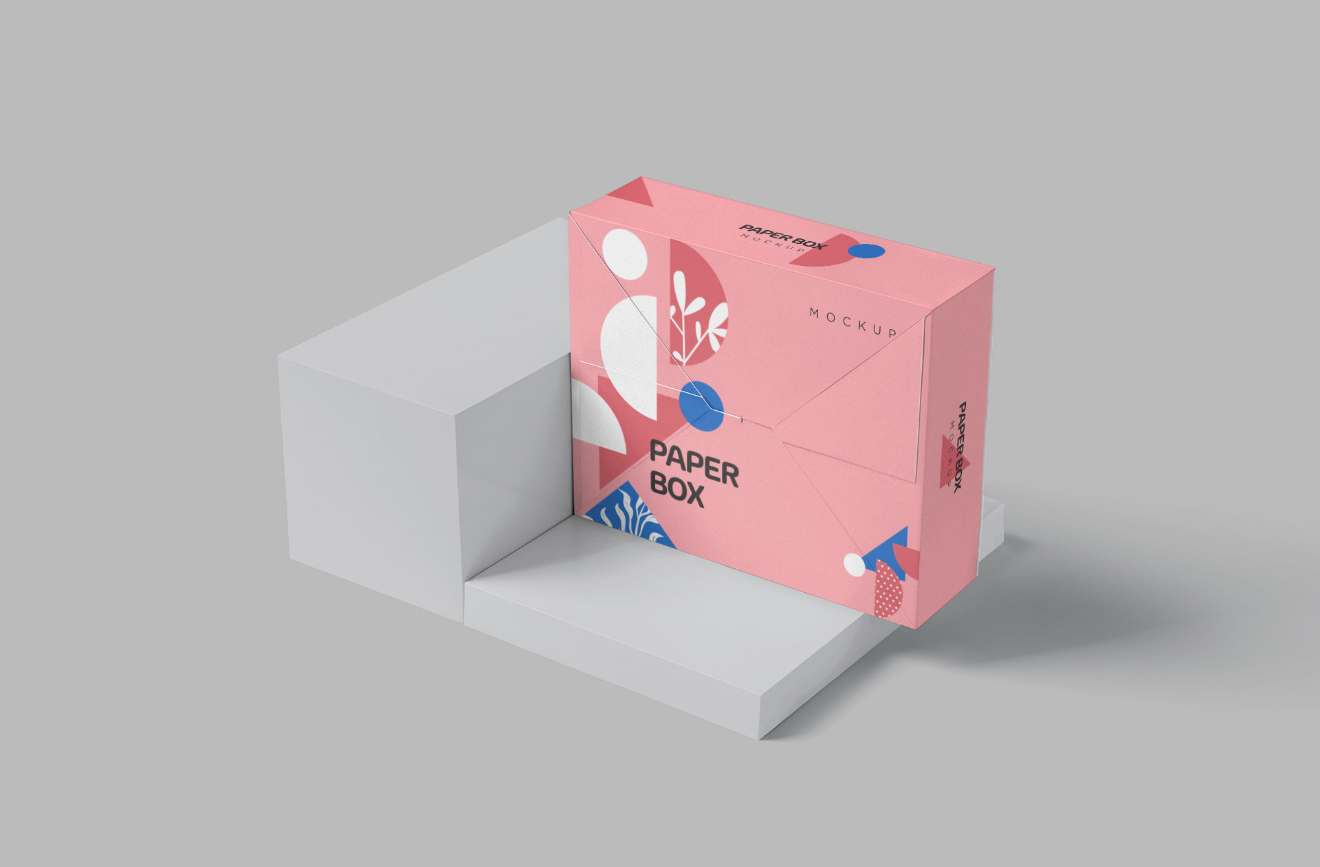 High-Quality Paper Box Mockup for Retail Packaging