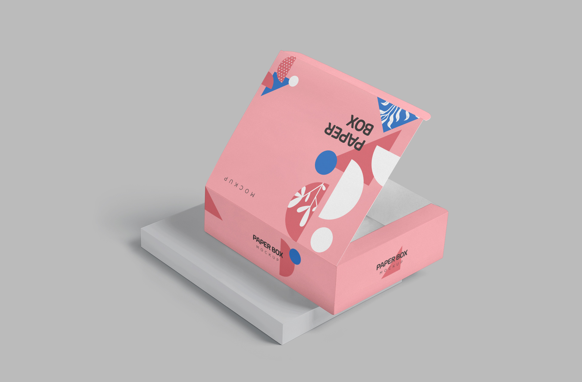 Professional Paper Box Mockup for Product Packaging