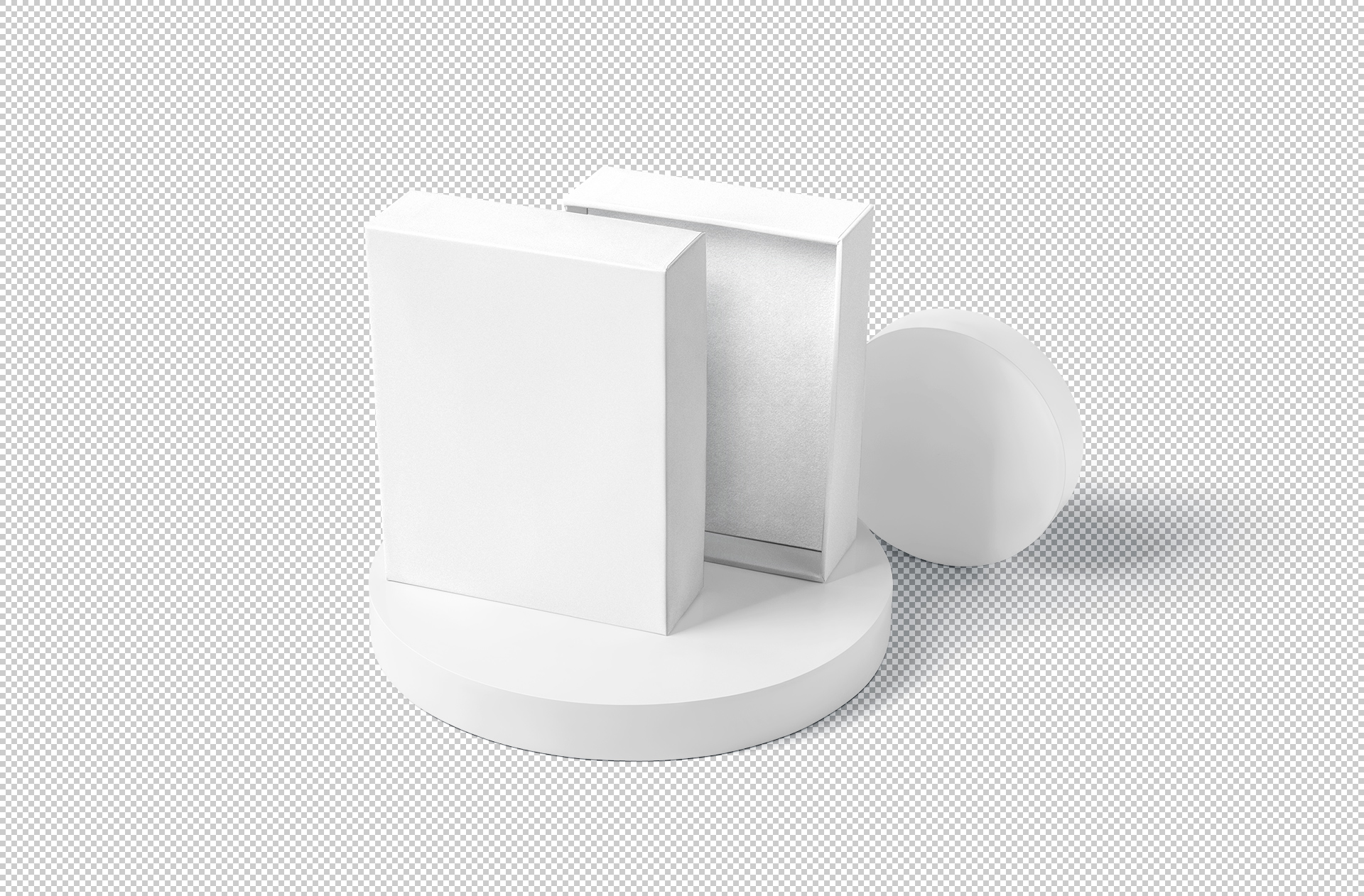 3D box mockup