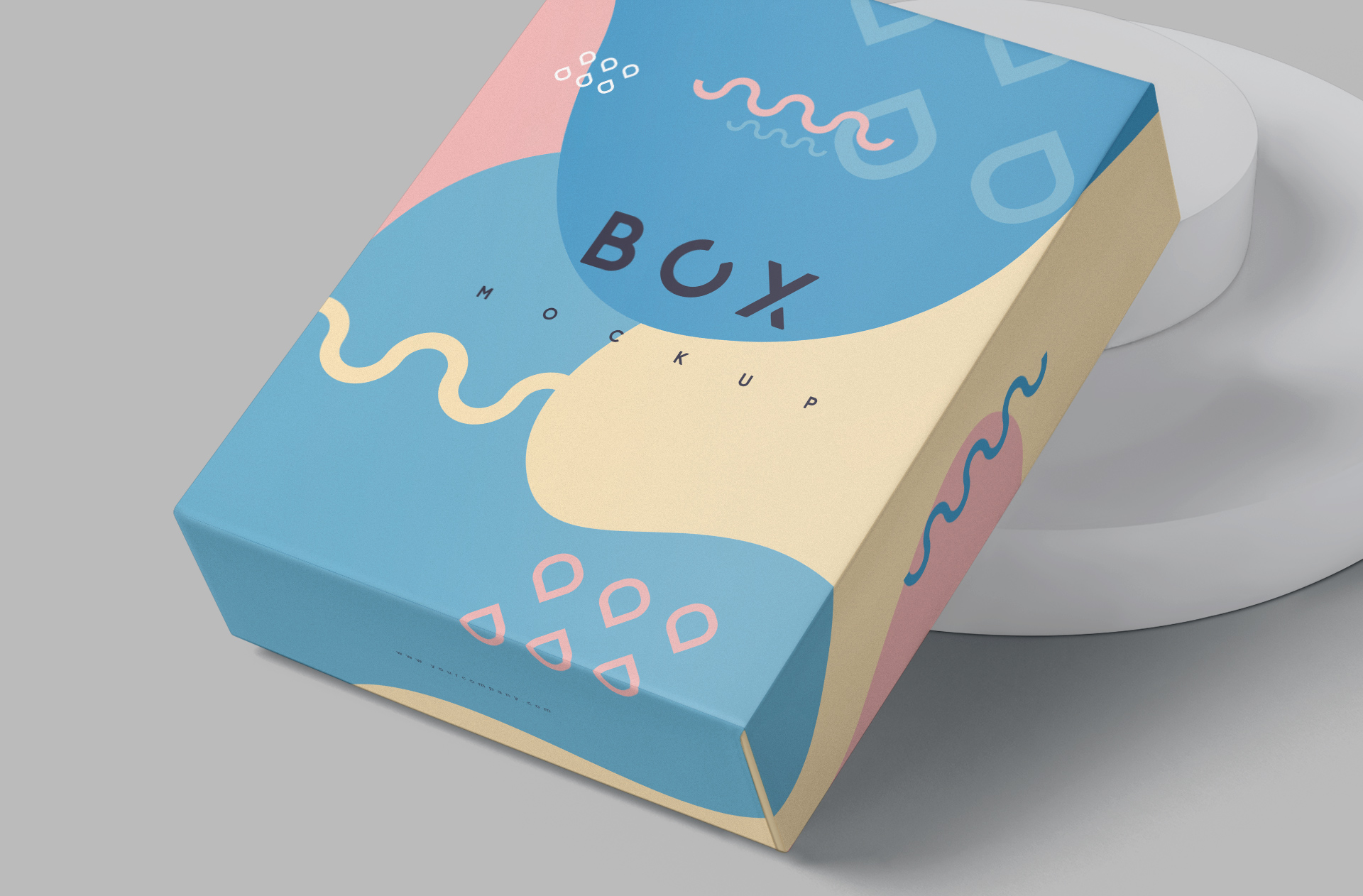 3D box mockup