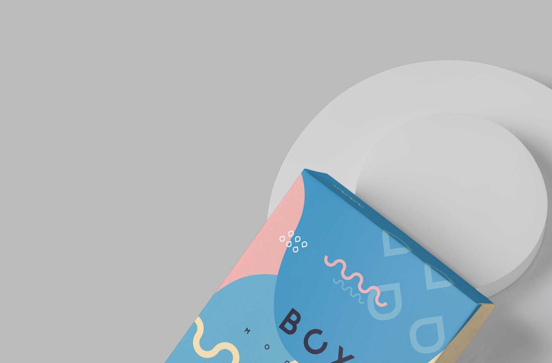 3D box mockup
