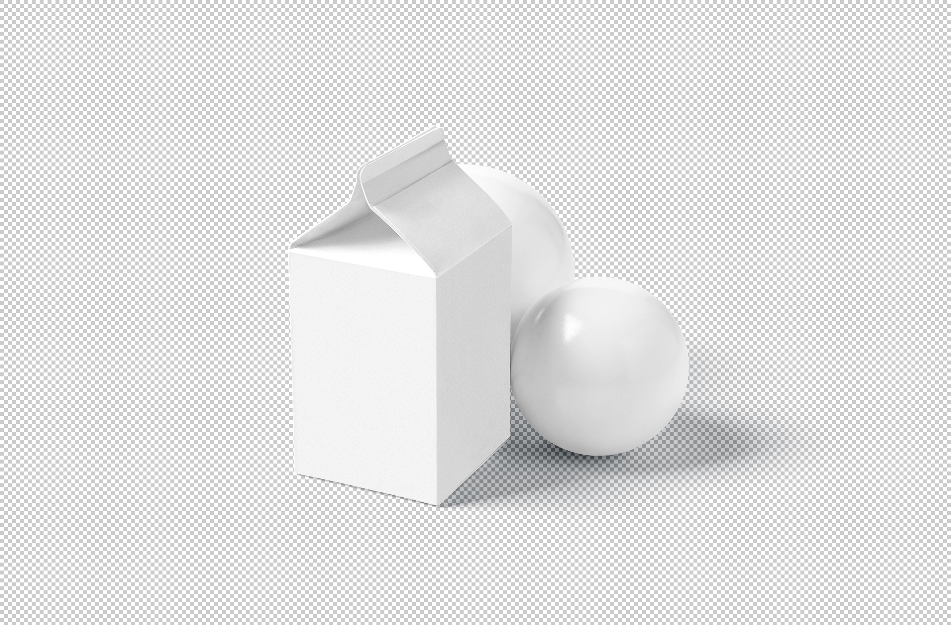 beverage carton mock-up