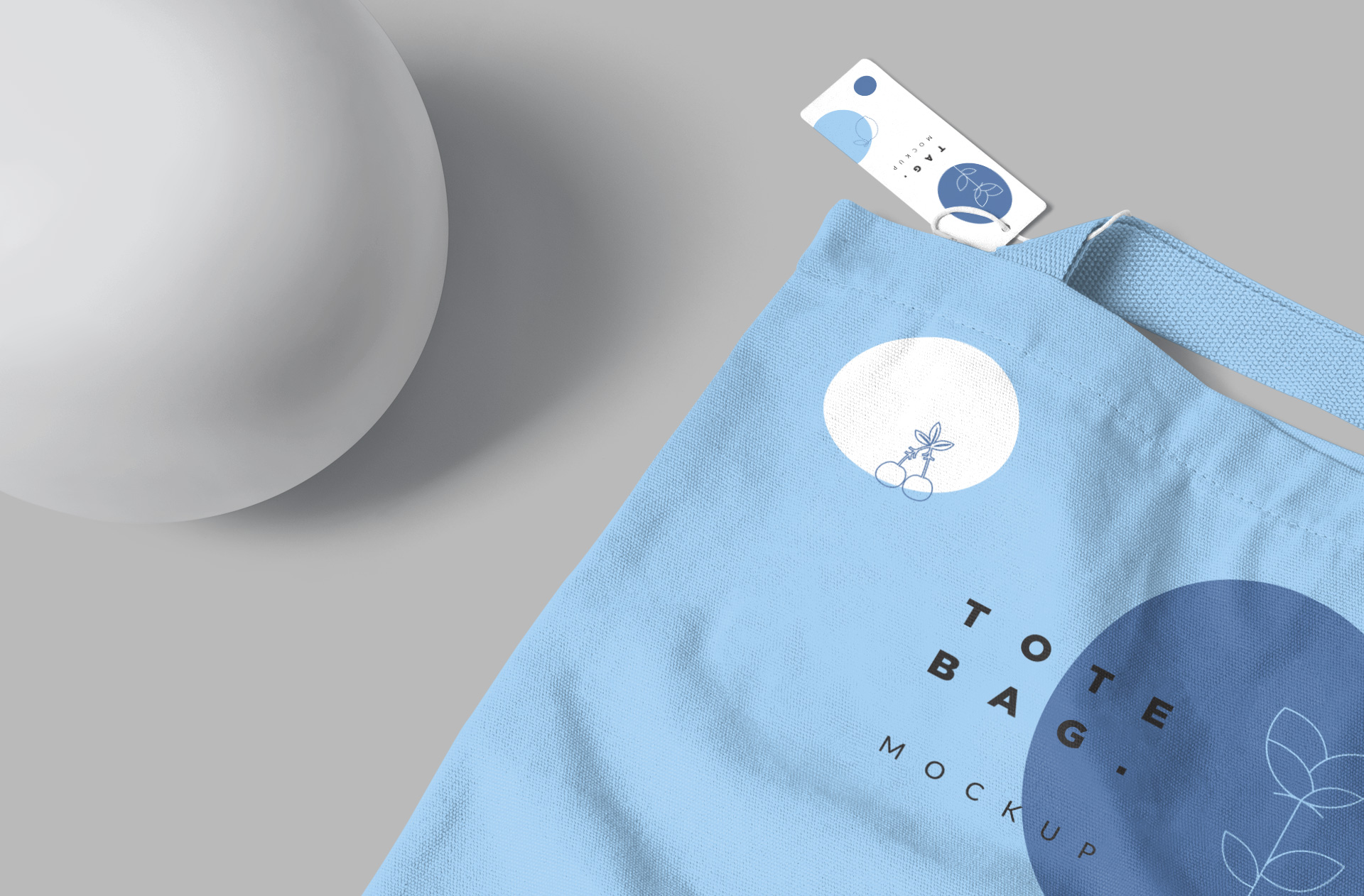 canvas tote bag mockup