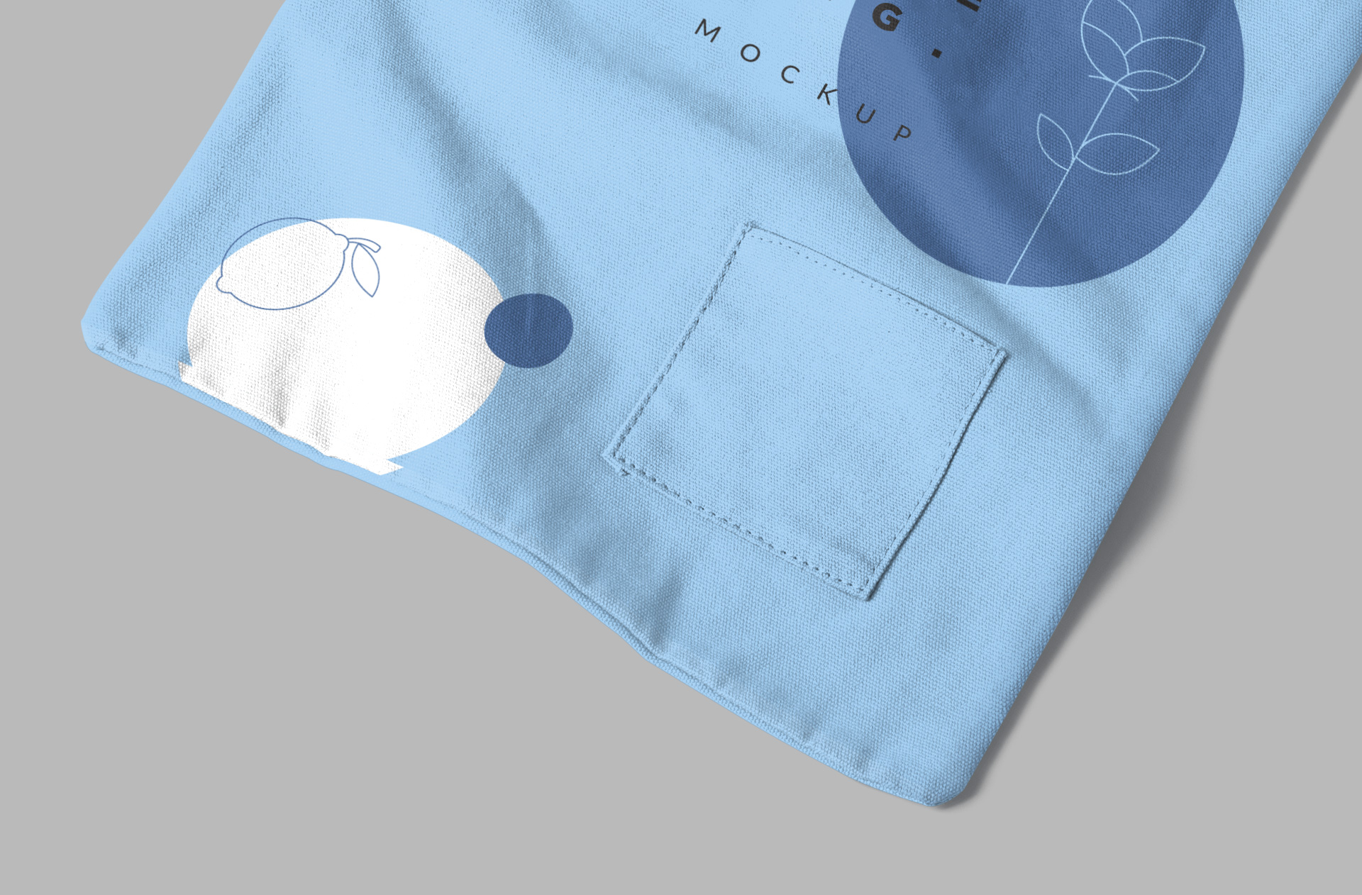 canvas tote bag mockup