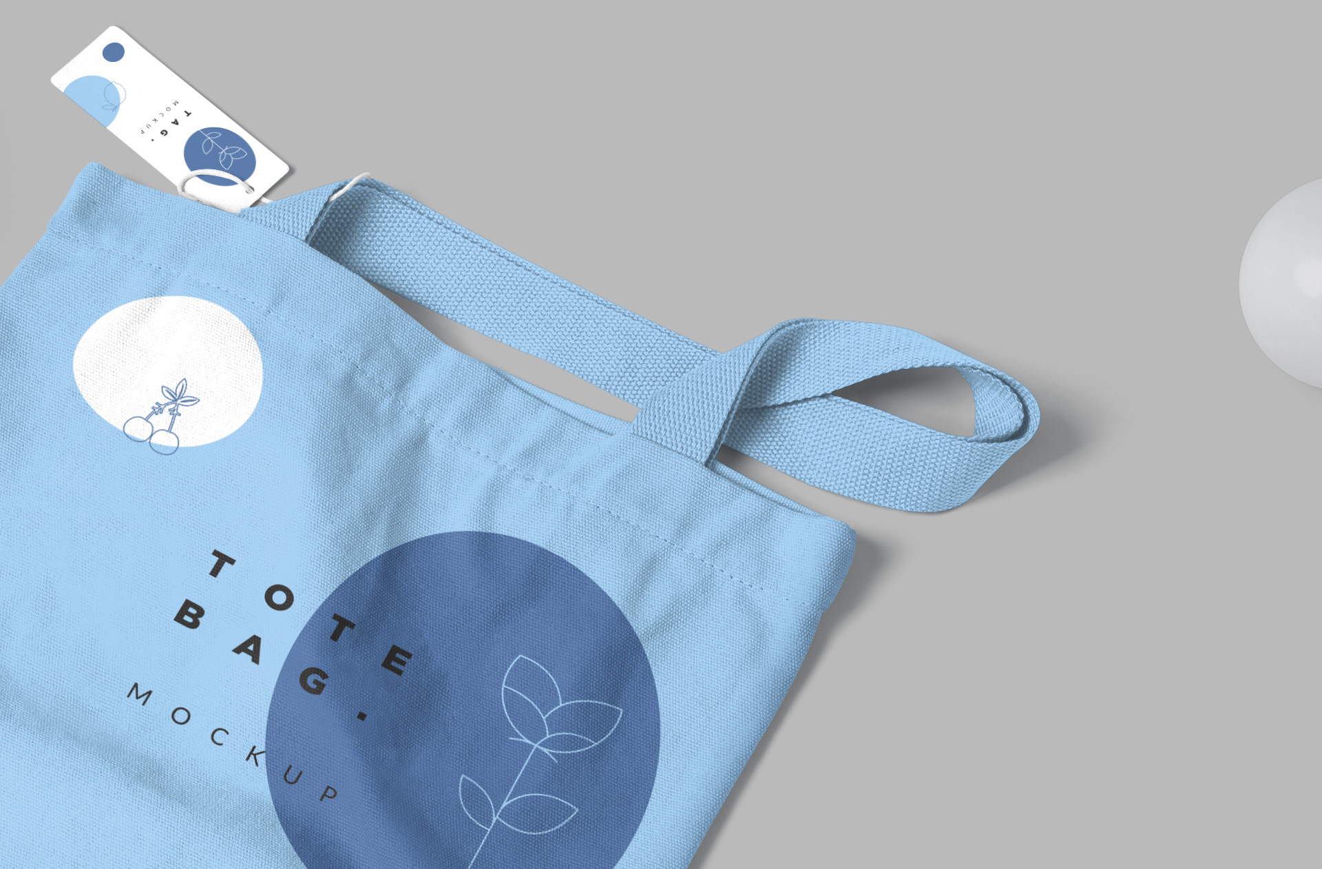 canvas tote bag mockup