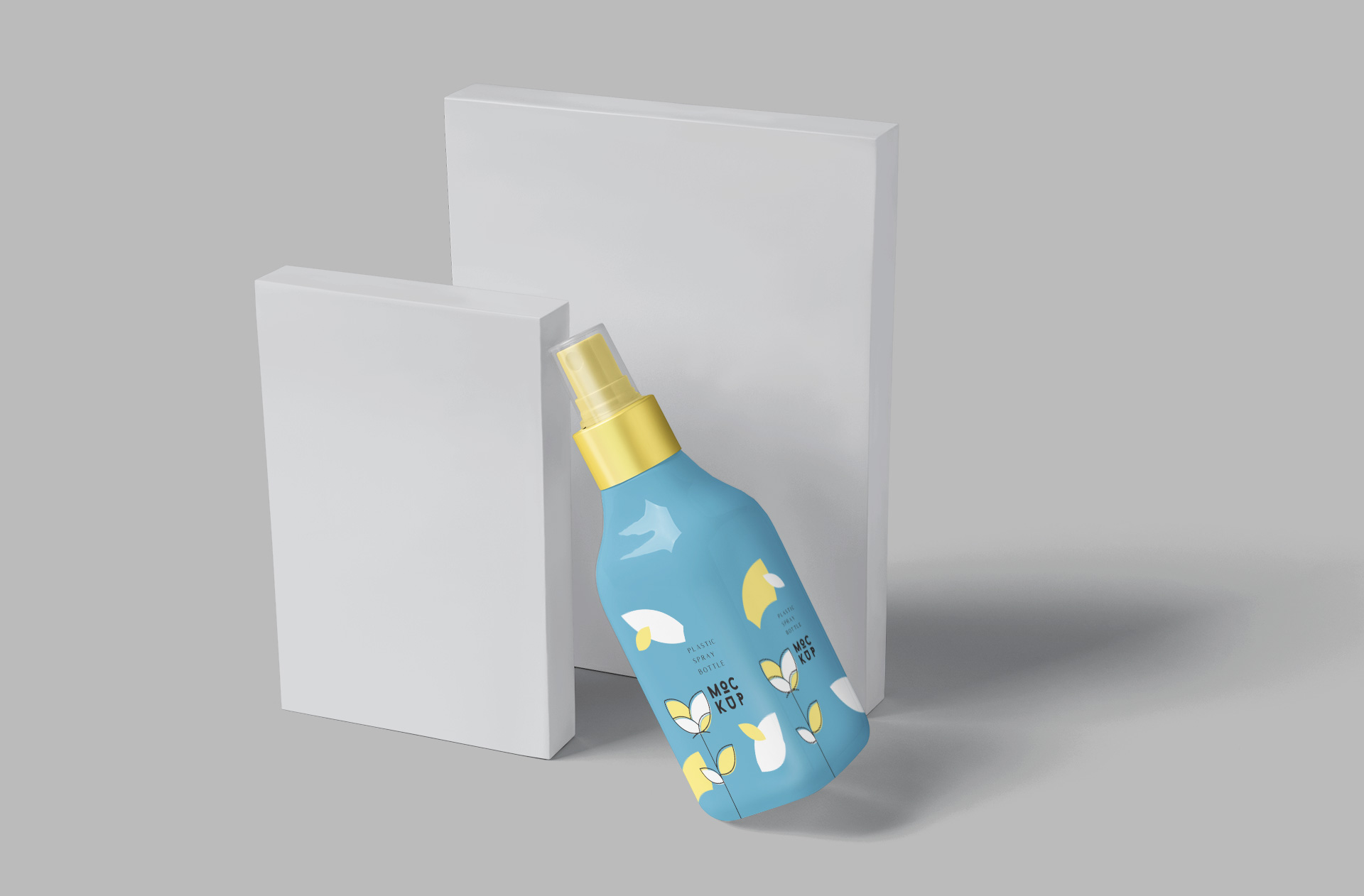 High-Quality Spray Bottle Mockup for Personal Care