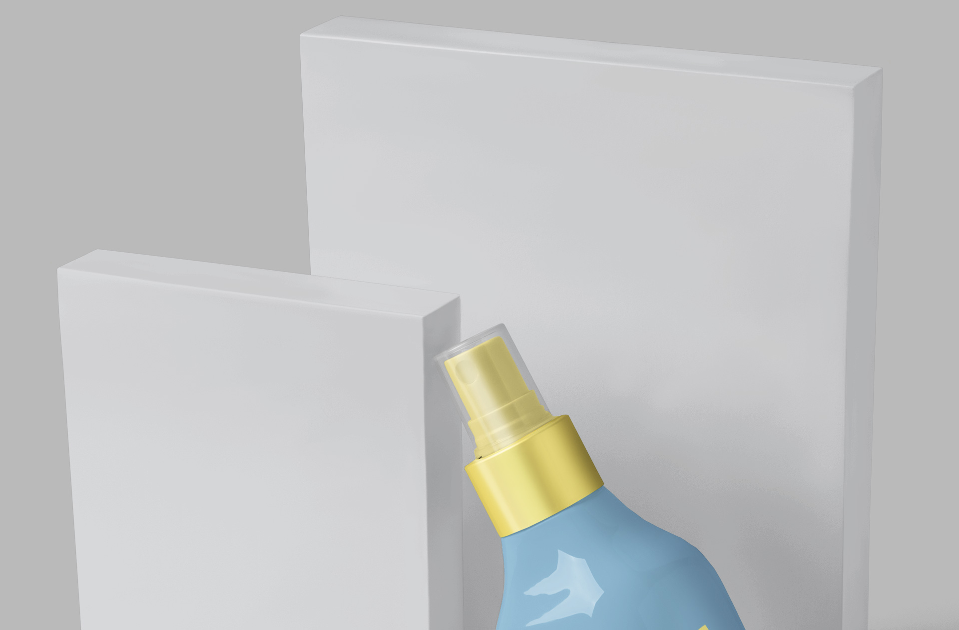 beauty product label mock-up