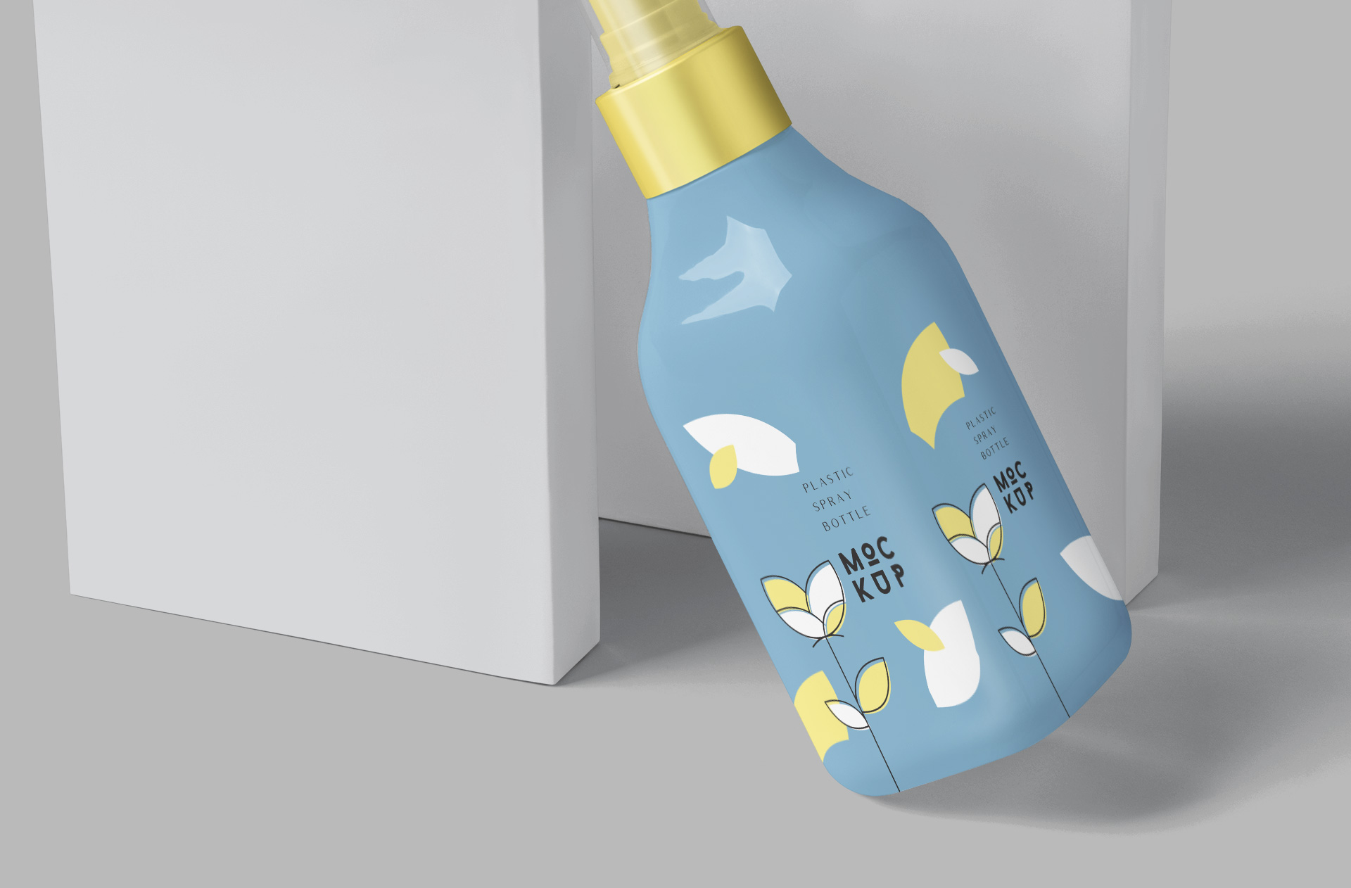 beauty product label mock-up