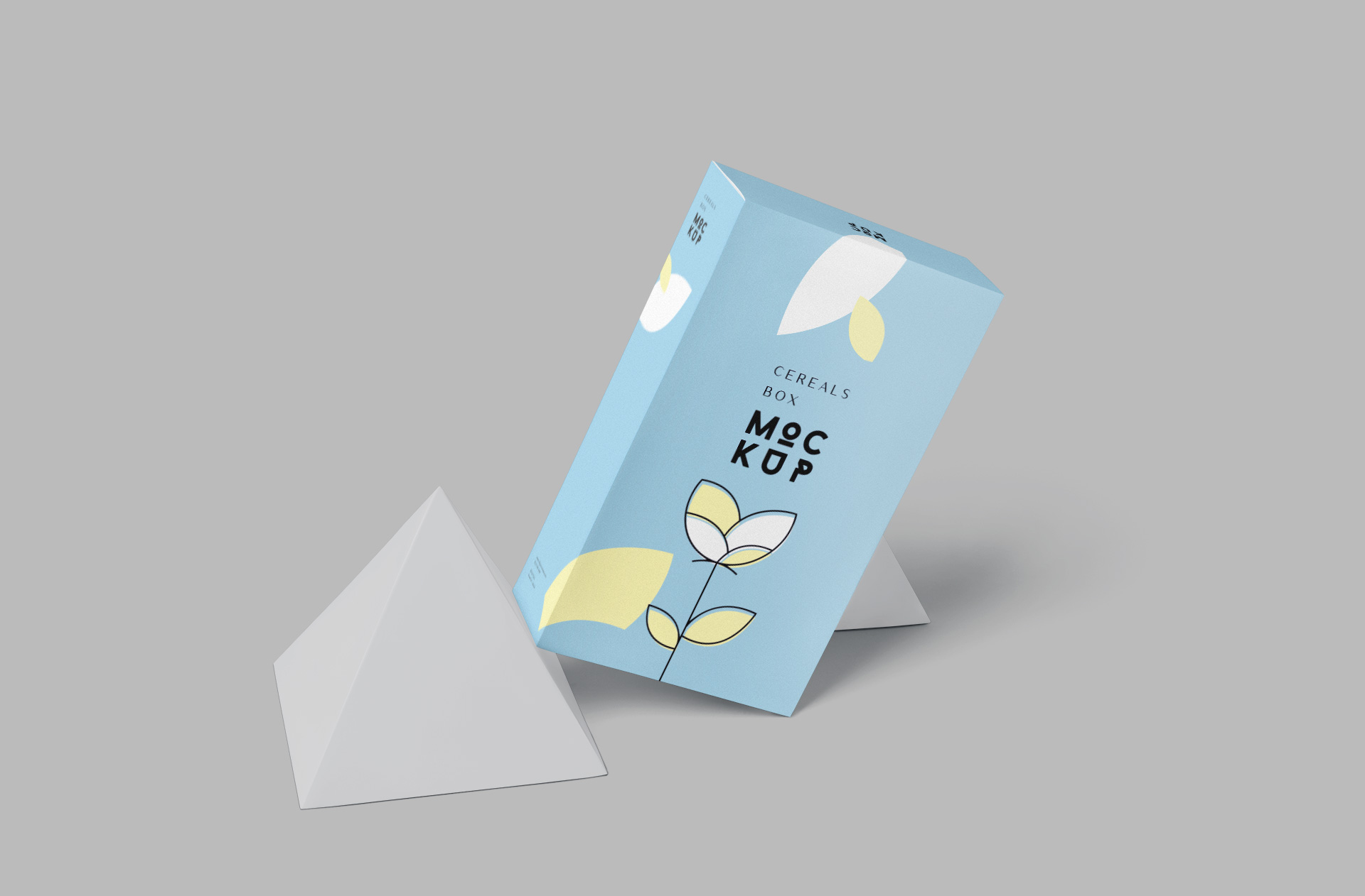 Premium Cereal Box Mockup for Retail & Food Branding