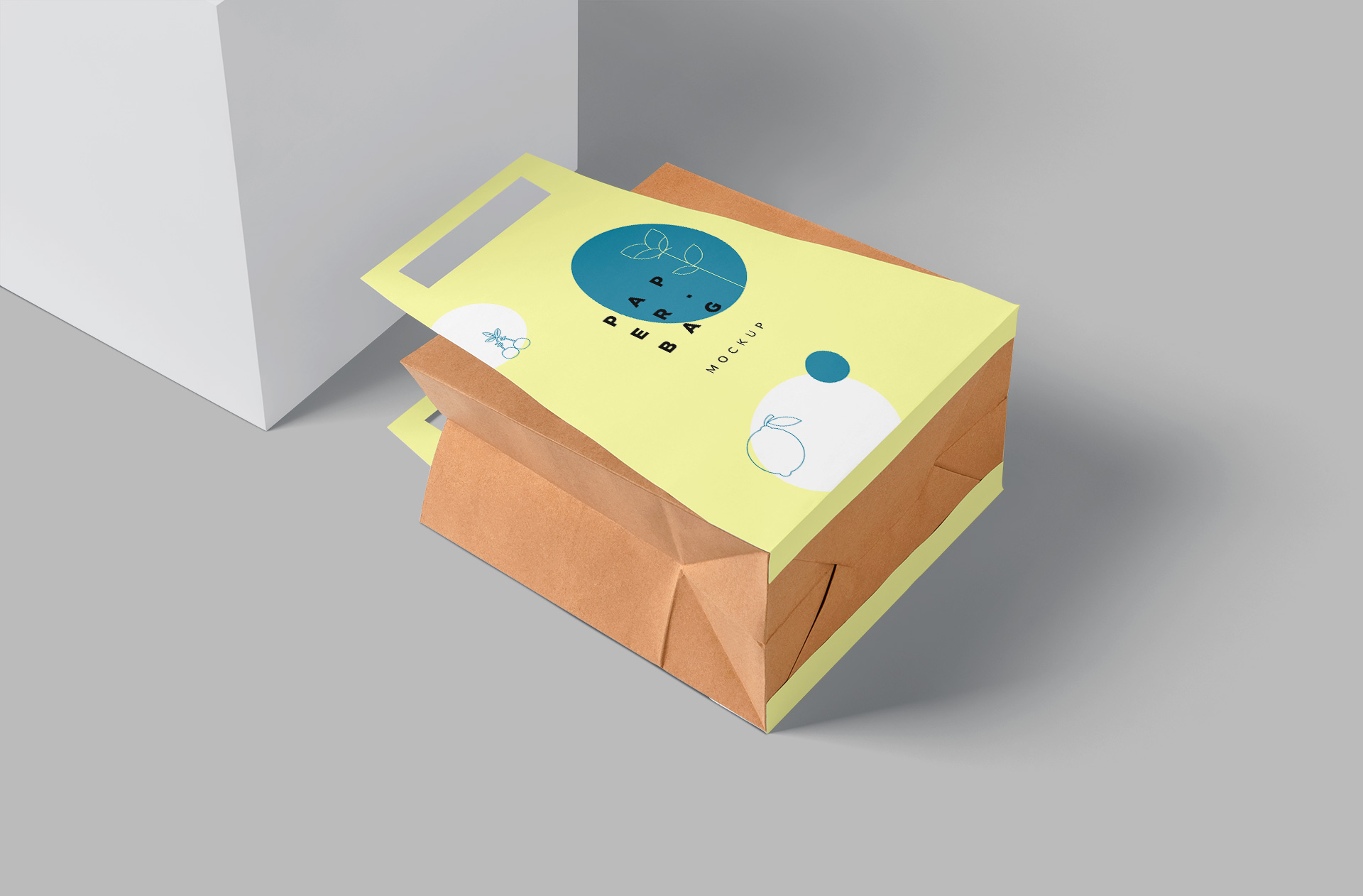 High-Quality Takeaway Bag Mockup for Food Branding