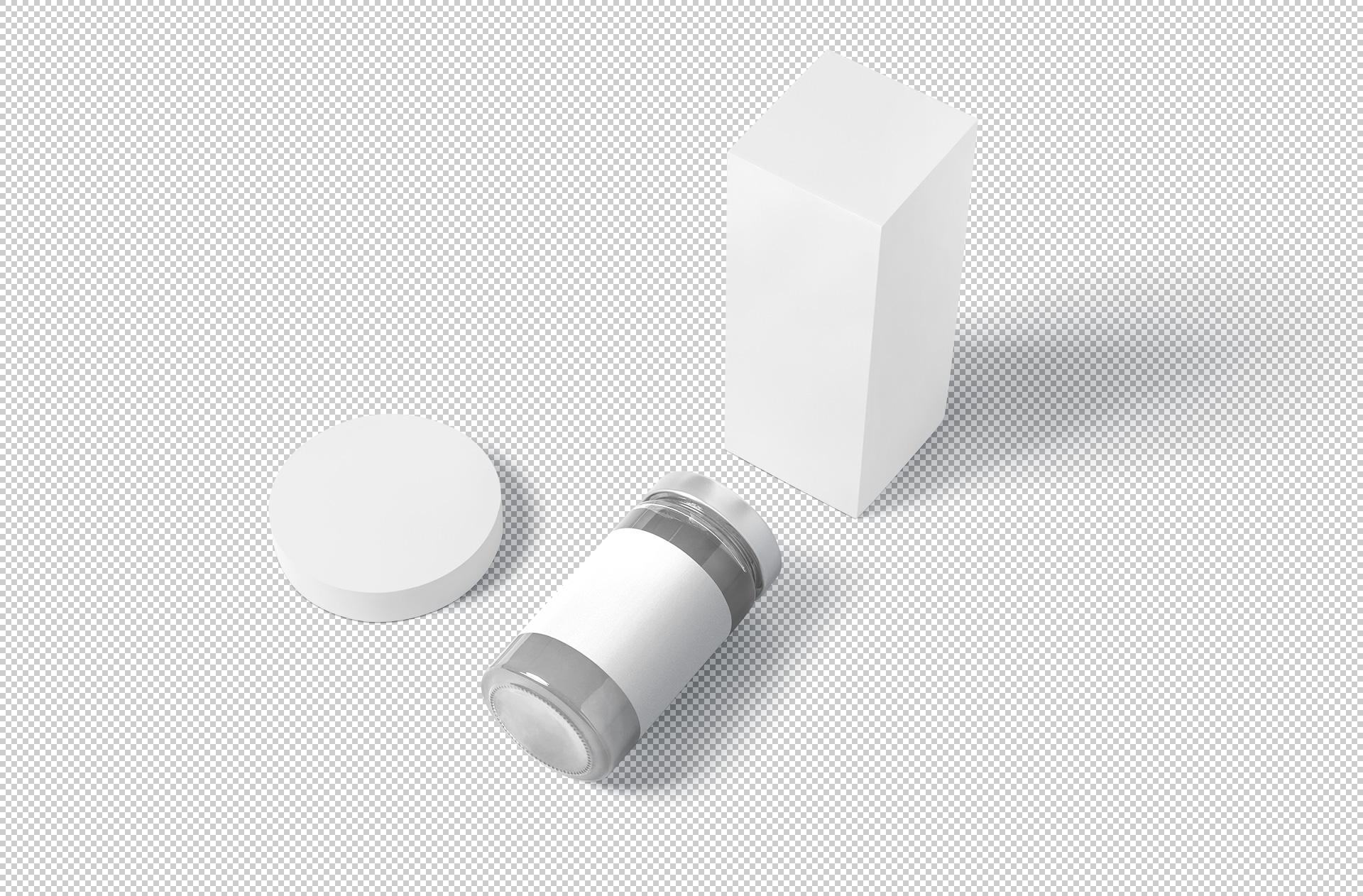 branding glass jar PSD