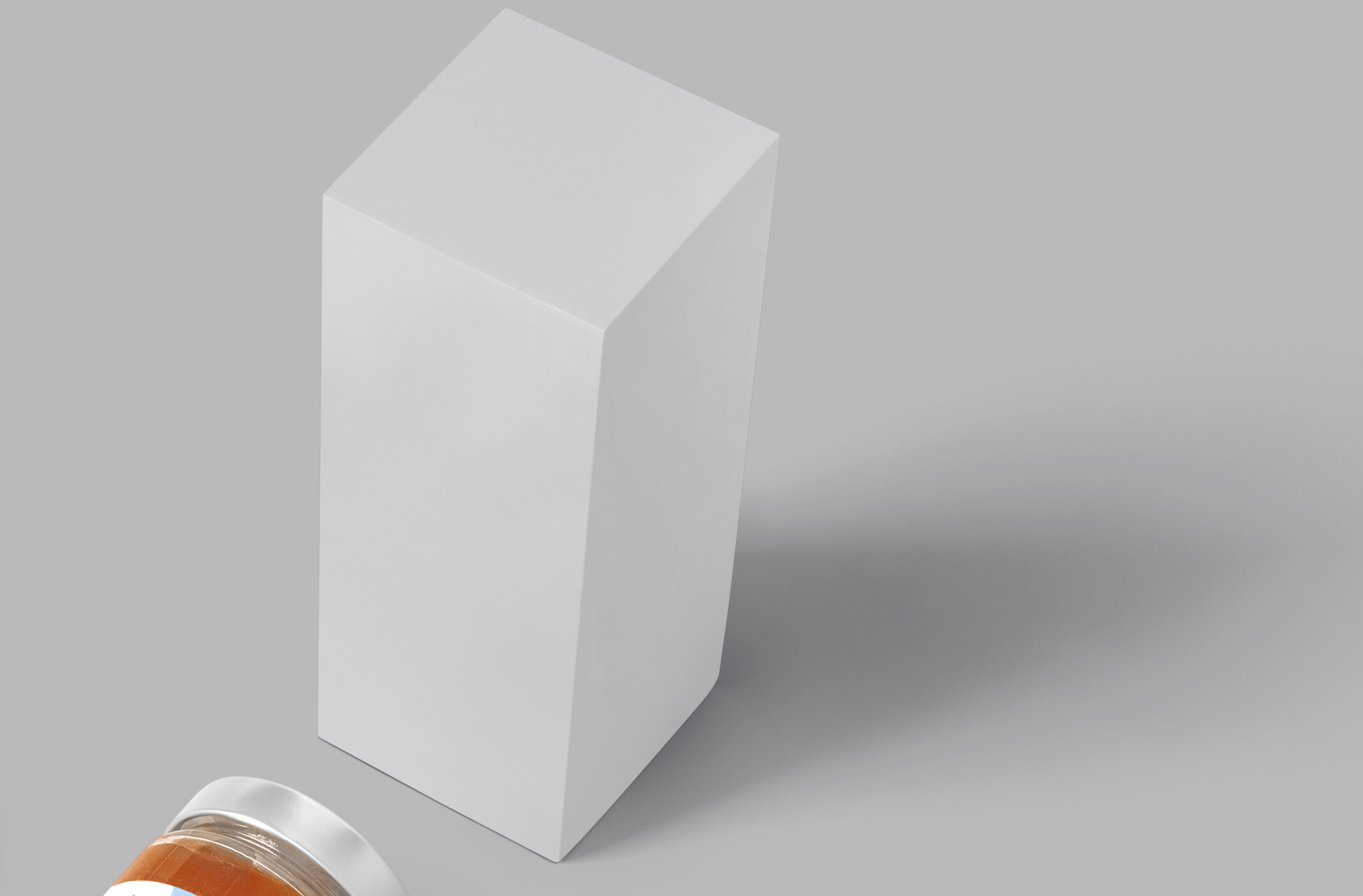 branding glass jar PSD
